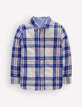 Cosy Cotton Check Shirt-Papyrus and Surf The Web Check