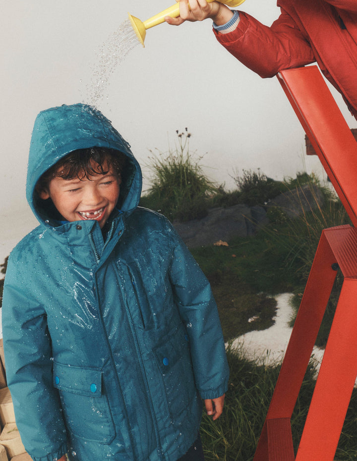 4-in-1 Waterproof Coat-Storm Blue