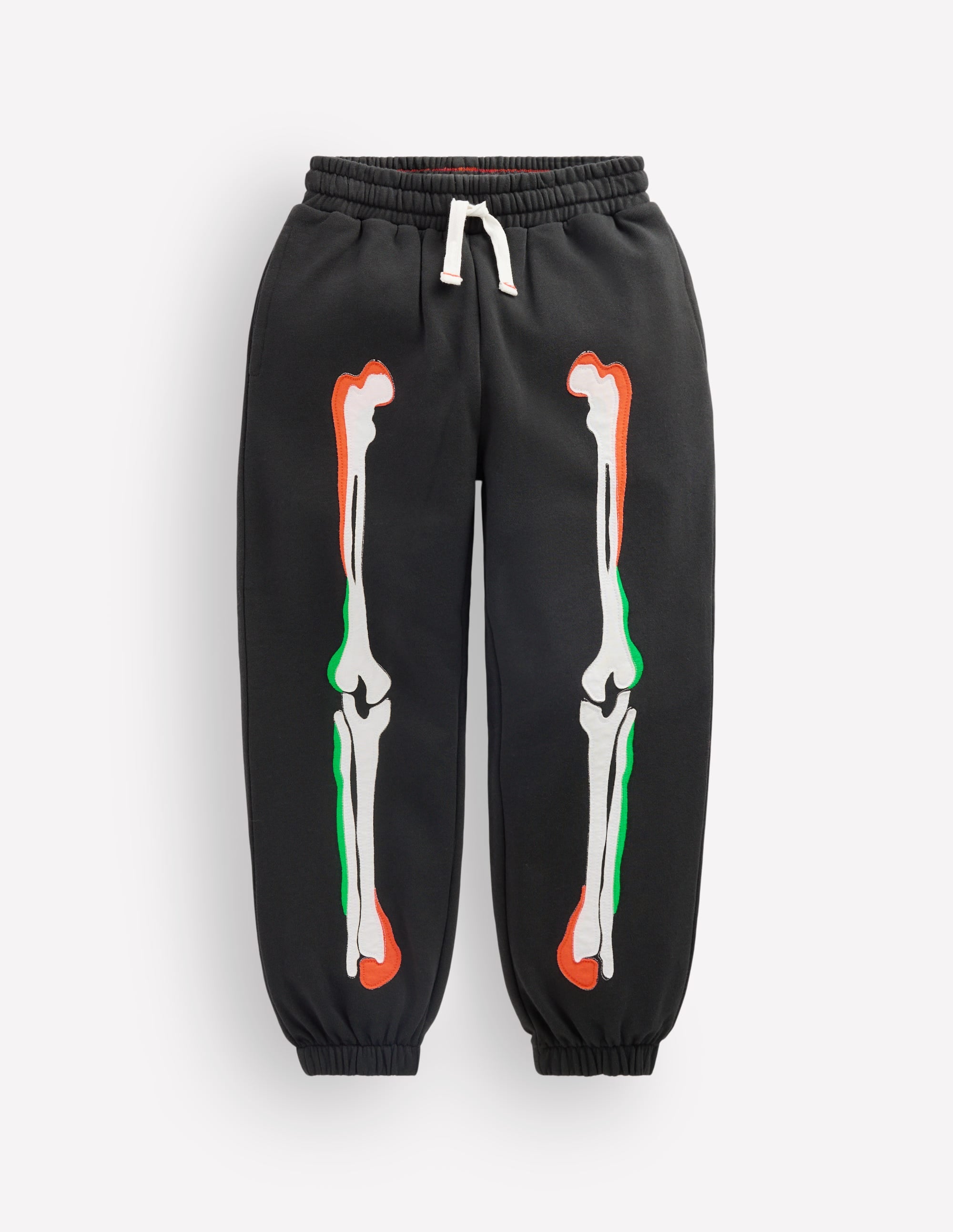 Halloween Glow Sweatpants-Shadow Grey Skeleton - Image 1