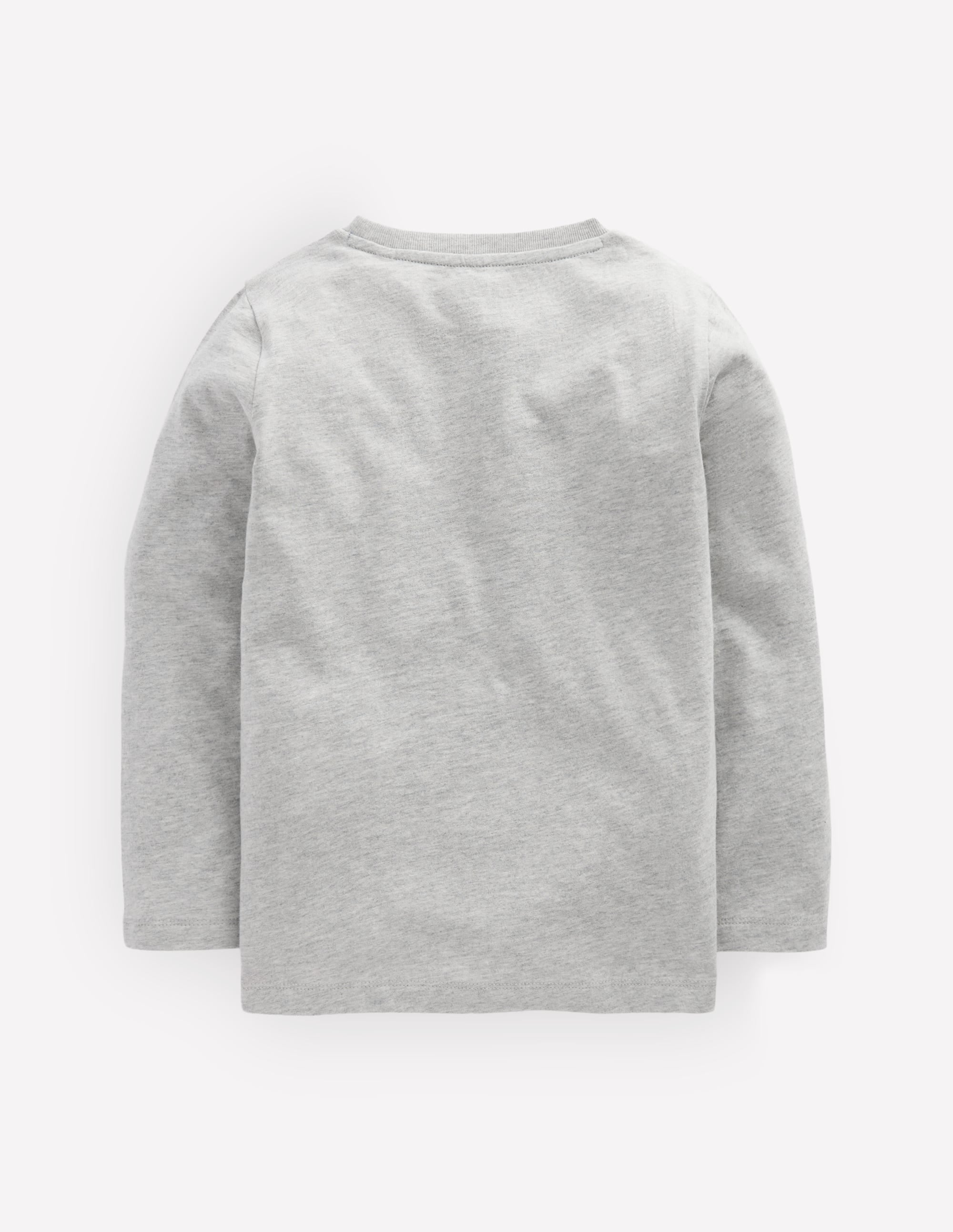 Superstitch Long Sleeve Top-Grey Marl Racing Cars - Image 2