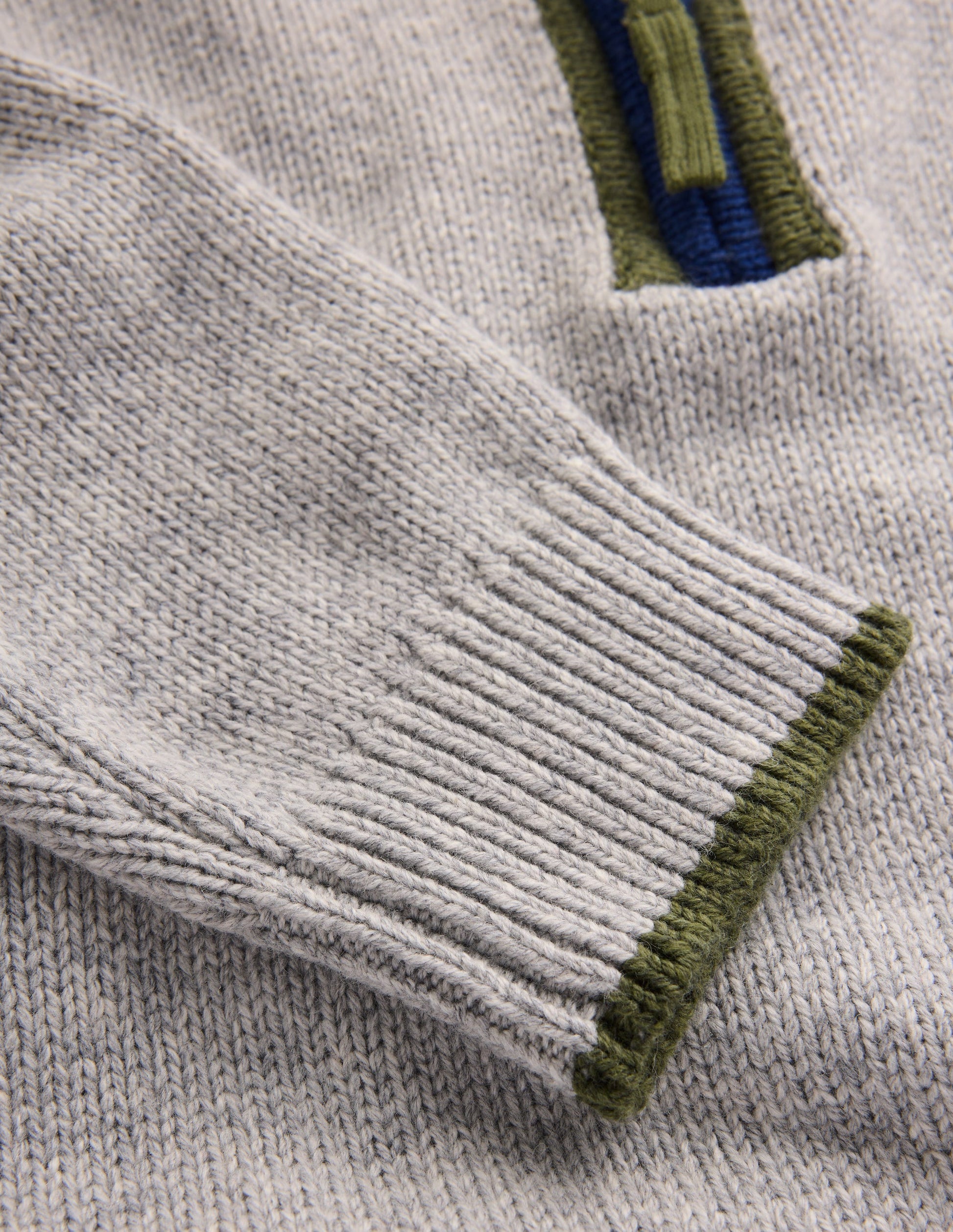 Heritage Half-Zip Sweater-Grey Marl-4