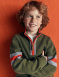 Heritage Half-Zip Sweater-Chive Marl