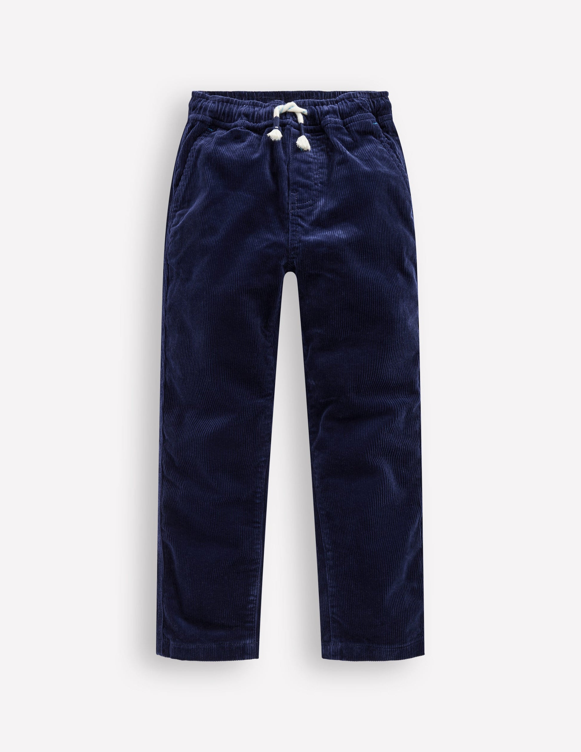 Slim Pull-on Pants-College Navy Cord-1