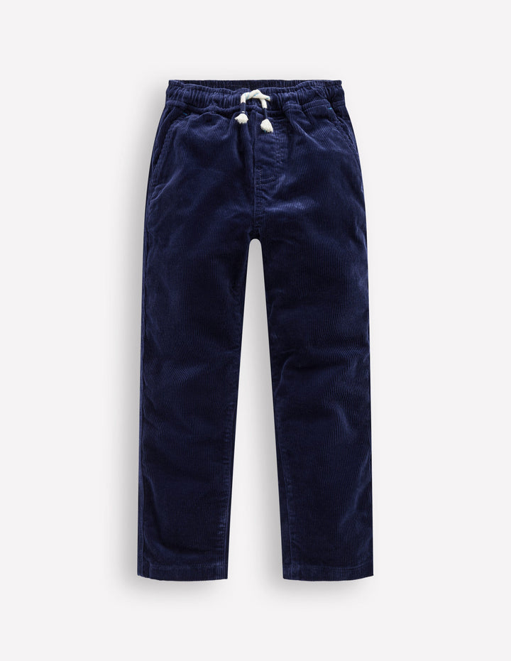 Slim Pull-on Pants-College Navy Cord
