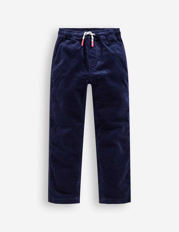 Slim Pull-on Pants-College Navy Cord