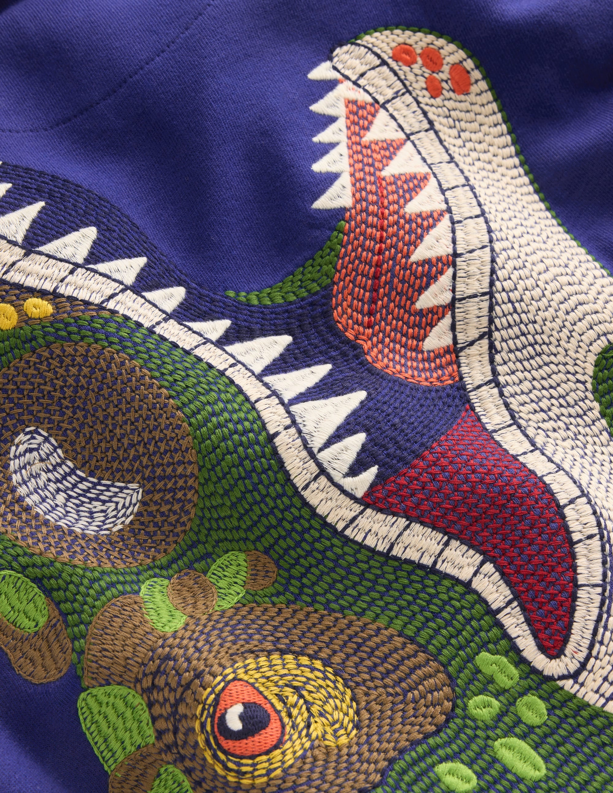 Superstitch Hoodie-Blue Dino - Image 3