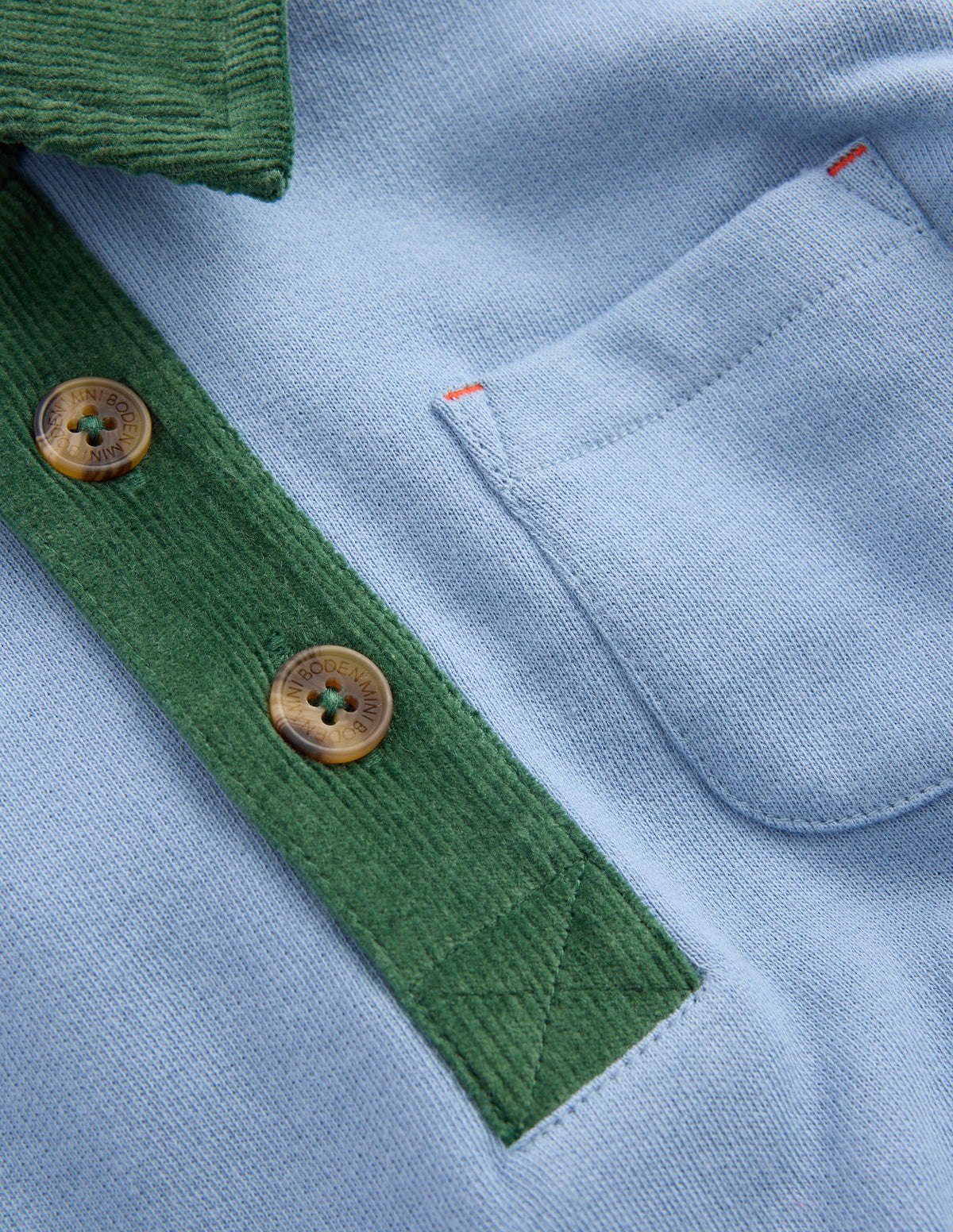 Smart Collared Sweatshirt-French Blue-3