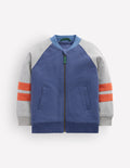 Fleece Lined Bomber-Grey Marl / College Navy