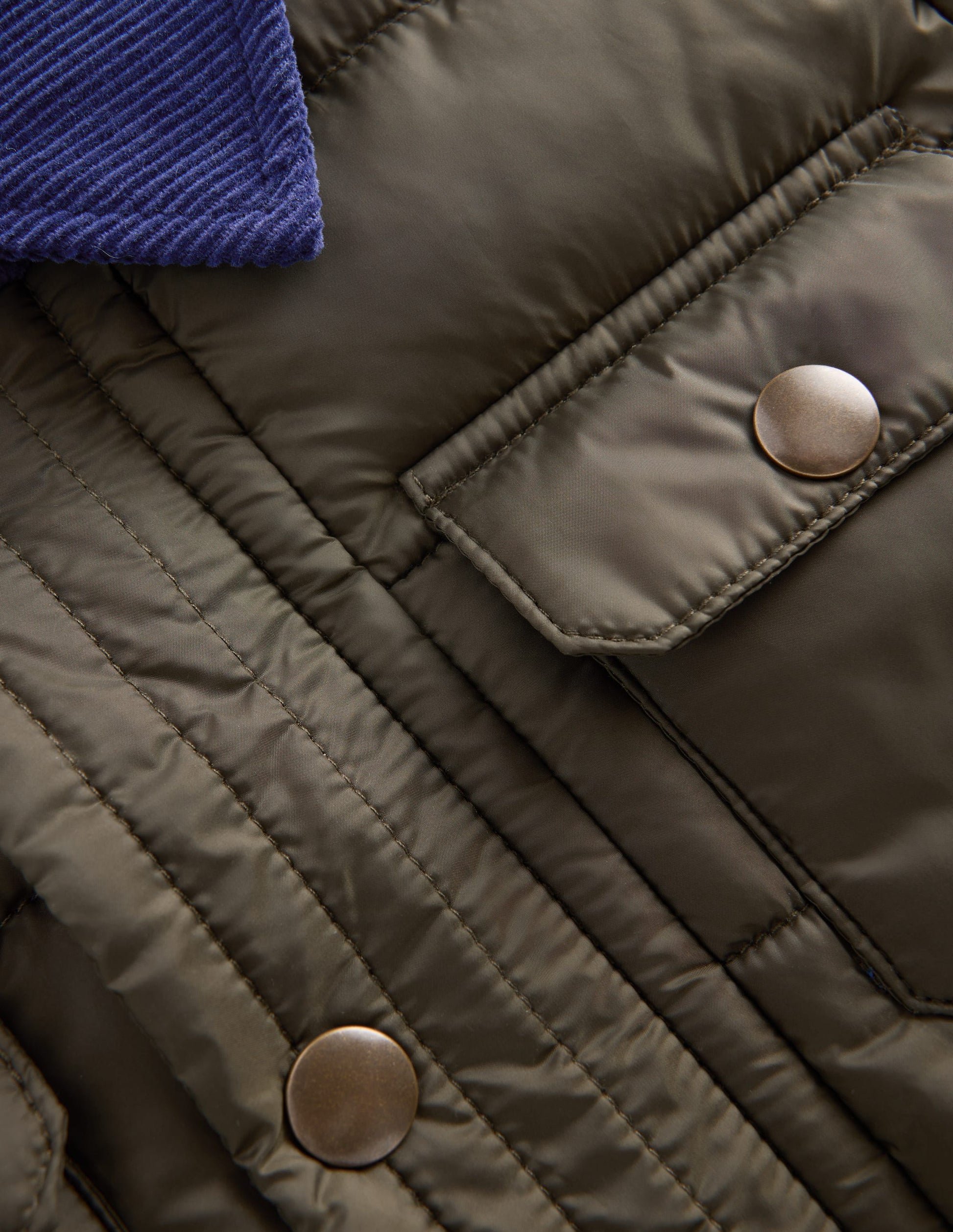 Smart Padded Jacket-Khaki-3