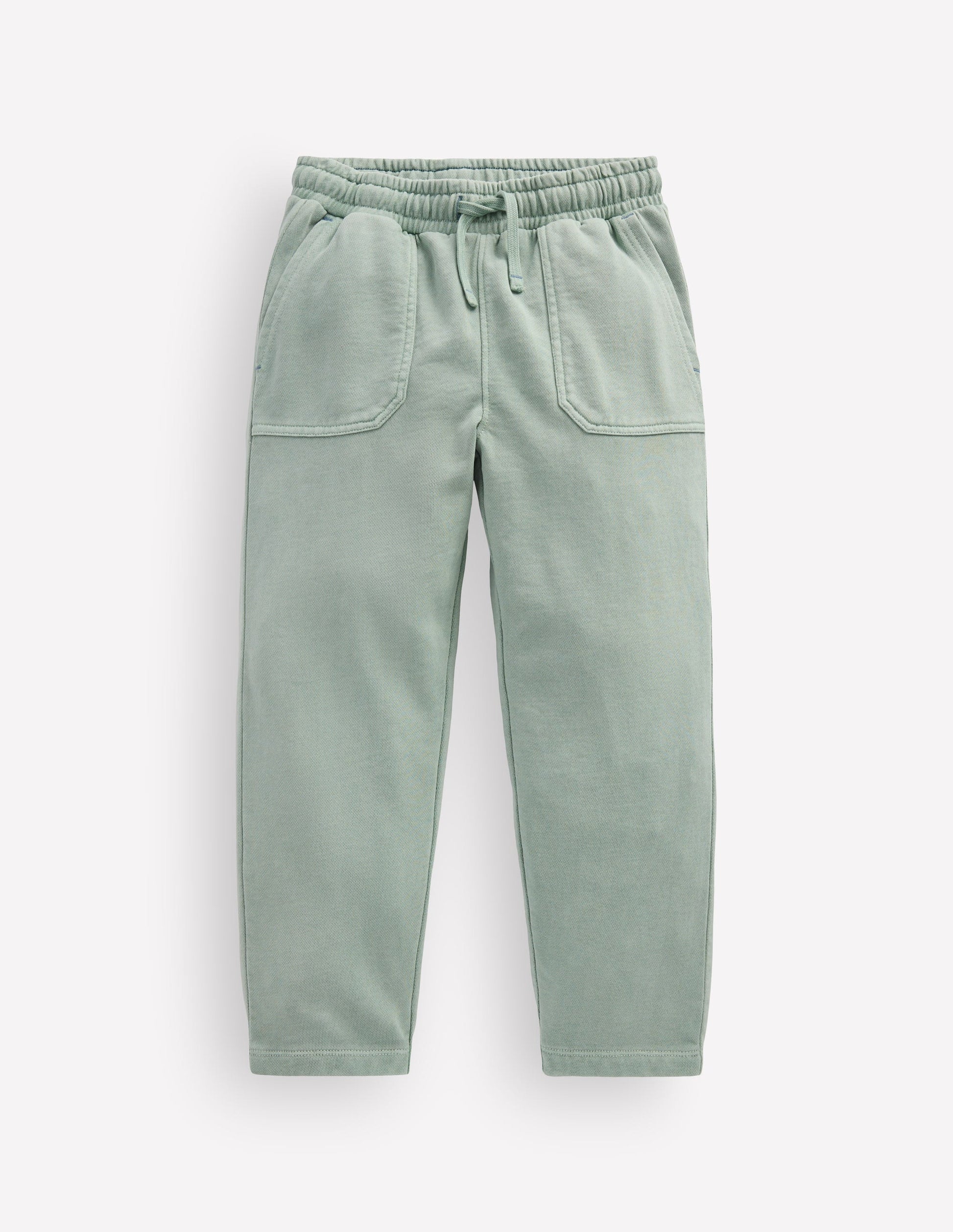 Garment Dye Sweatpants-Cornish Blue-1