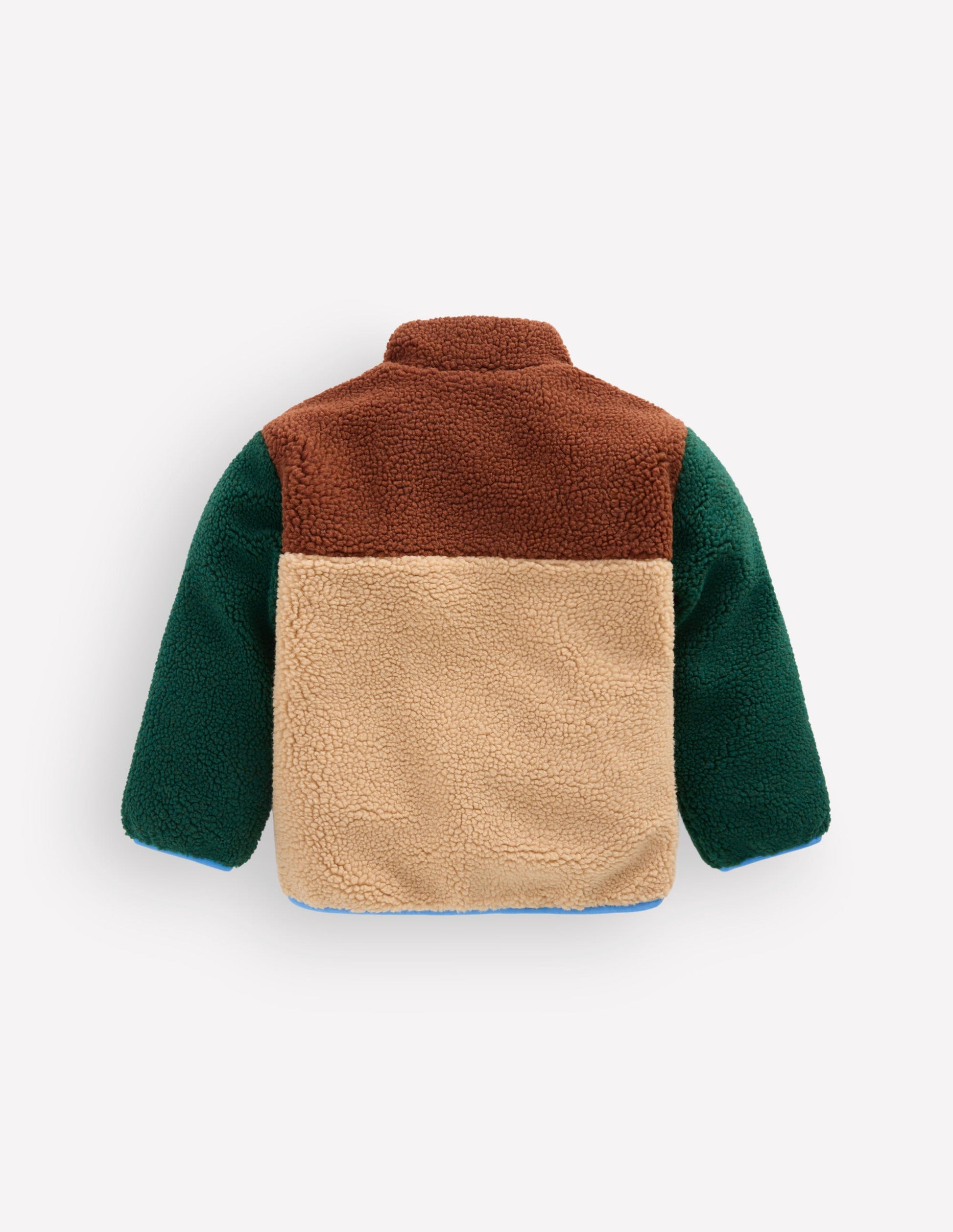 Cosy Colour Block Borg Jacket-Borg Colourblock-2