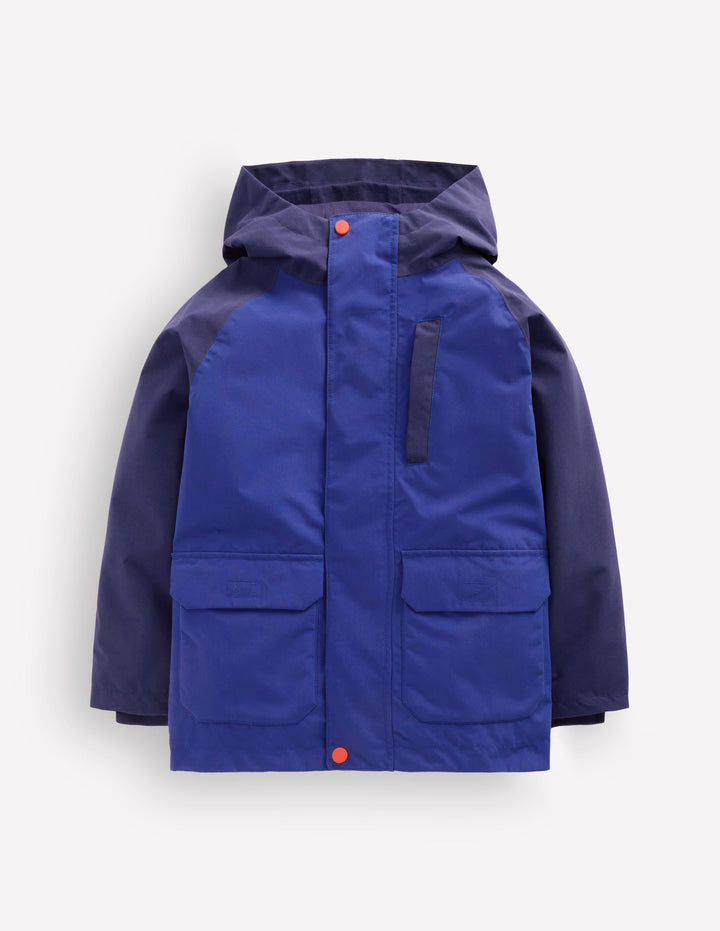 Waterproof Fisherman's Jacket-Mazarine Blue