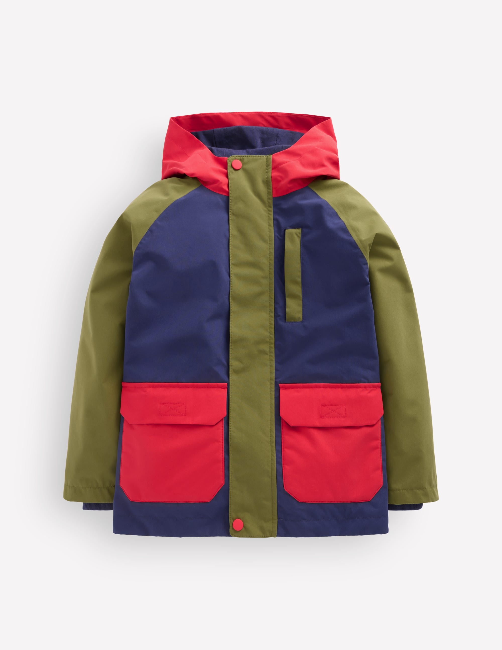 Waterproof Fisherman's Jacket-Colourblock - Image 6