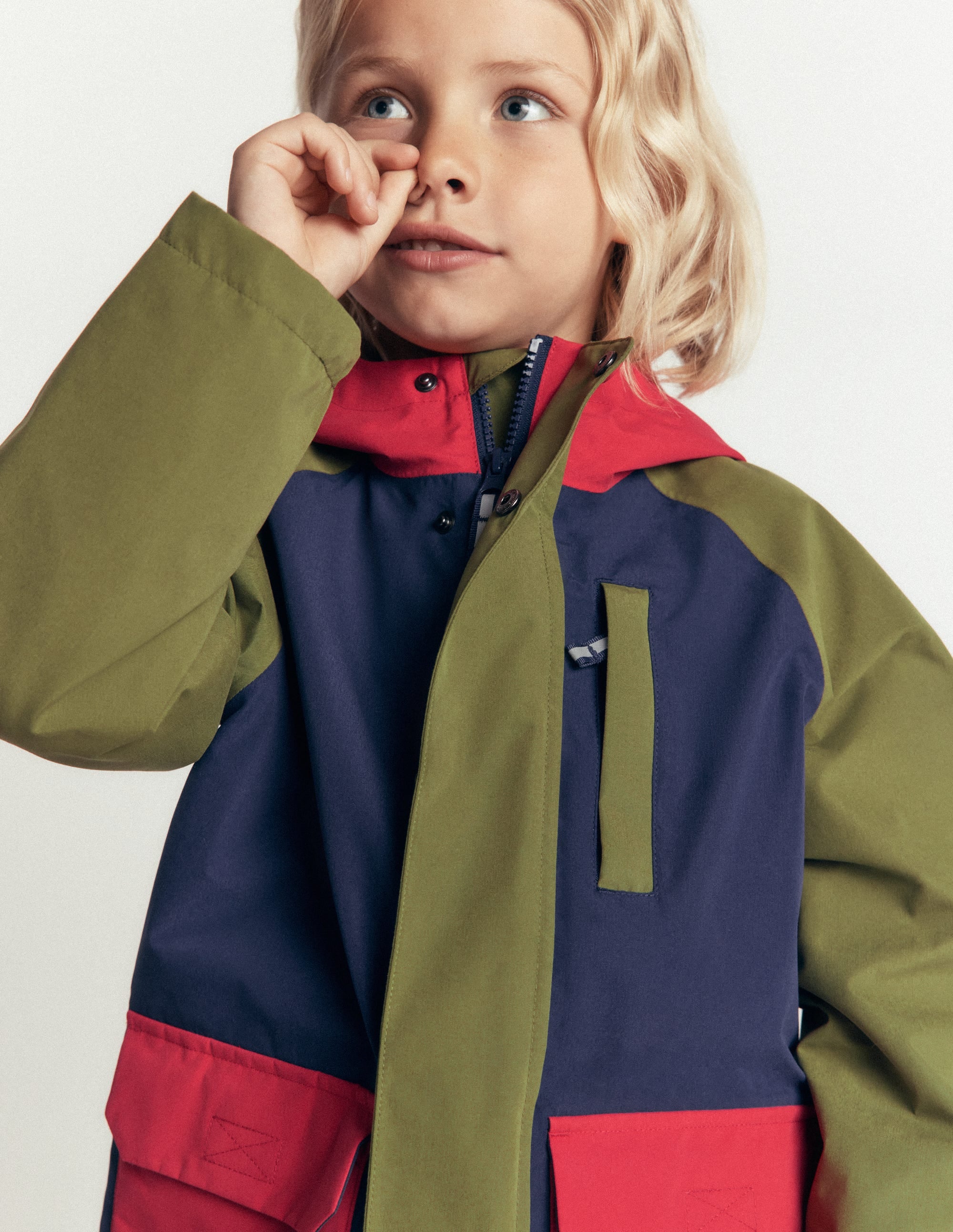 Waterproof Fisherman's Jacket-Colourblock - Image 5
