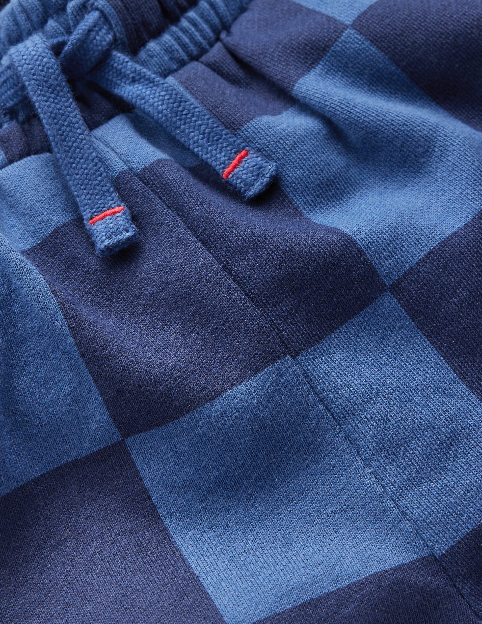 Relaxed Printed Sweatpants-College Navy / Denim Blue-3