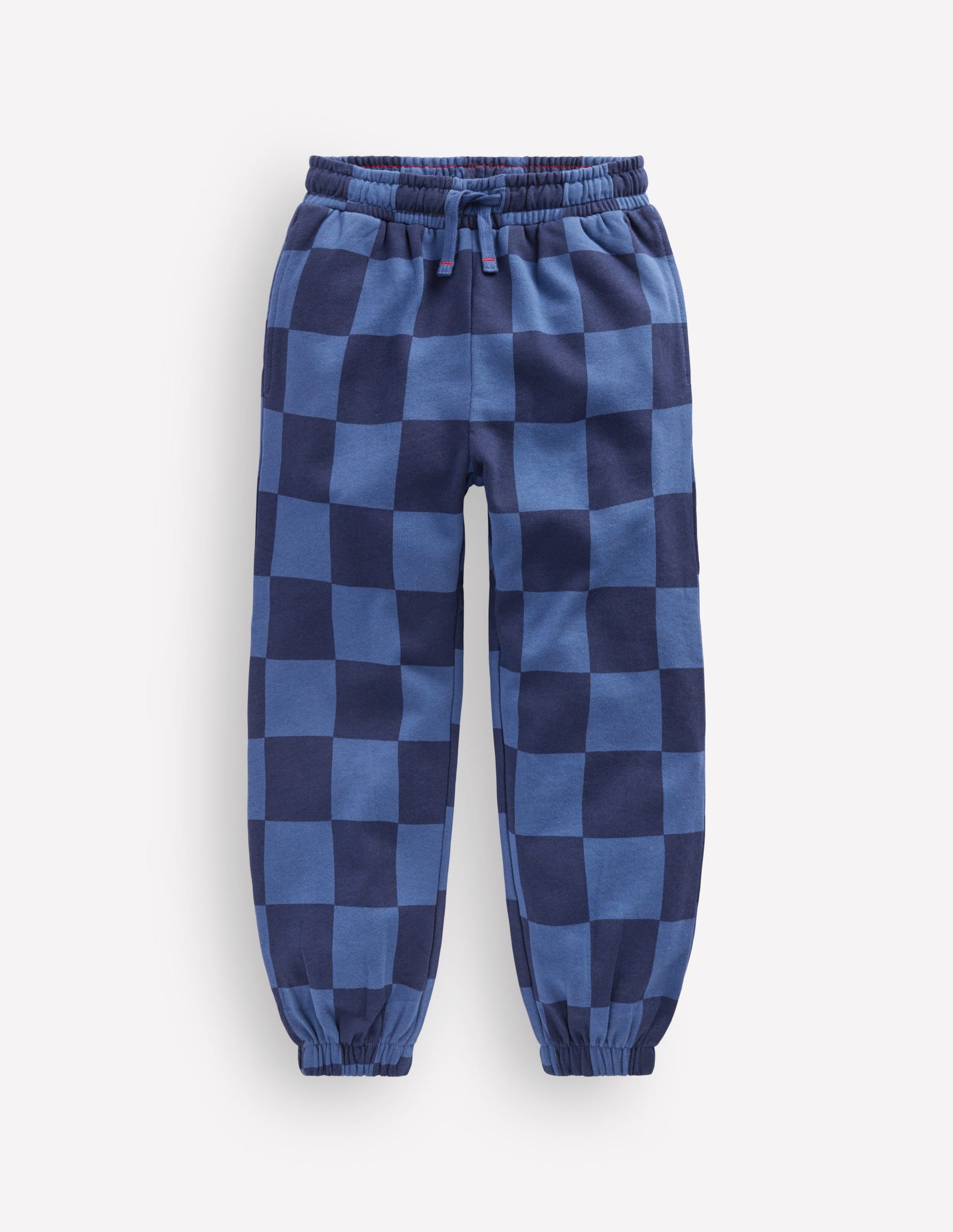 Relaxed Printed Sweatpants-College Navy / Denim Blue-1