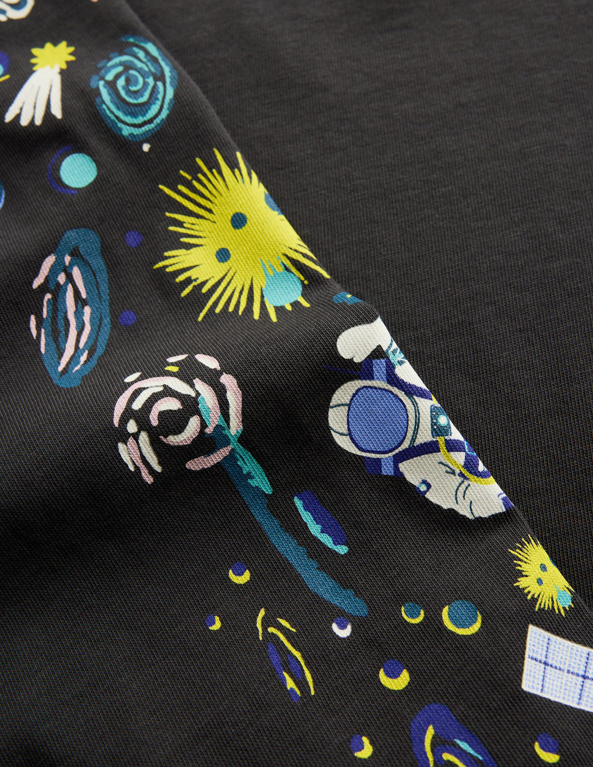 Front and Back Glow T-shirt-Shadow Grey Space - Image 4