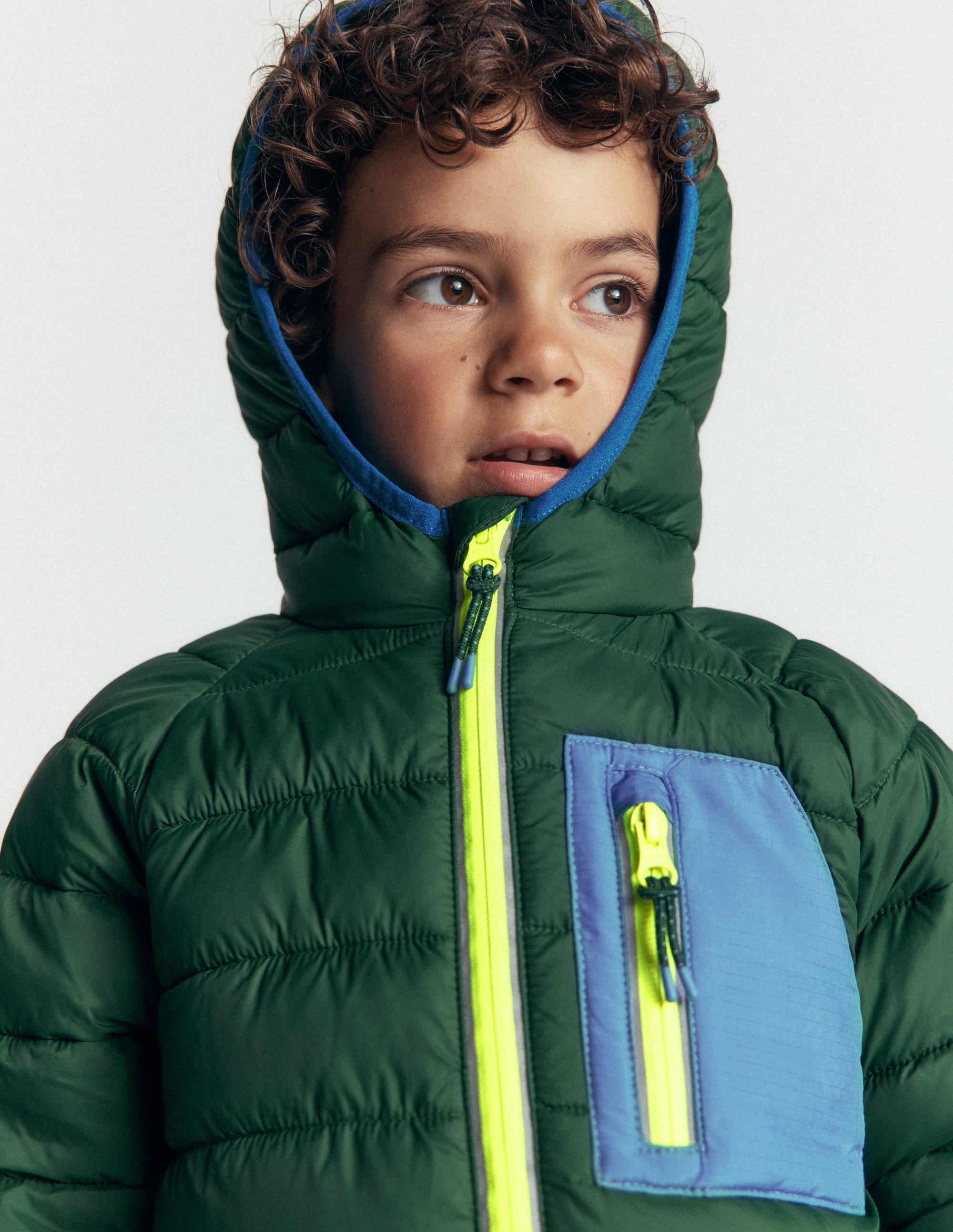 Pack - away Padded Jacket - Posy Green | Boden USA