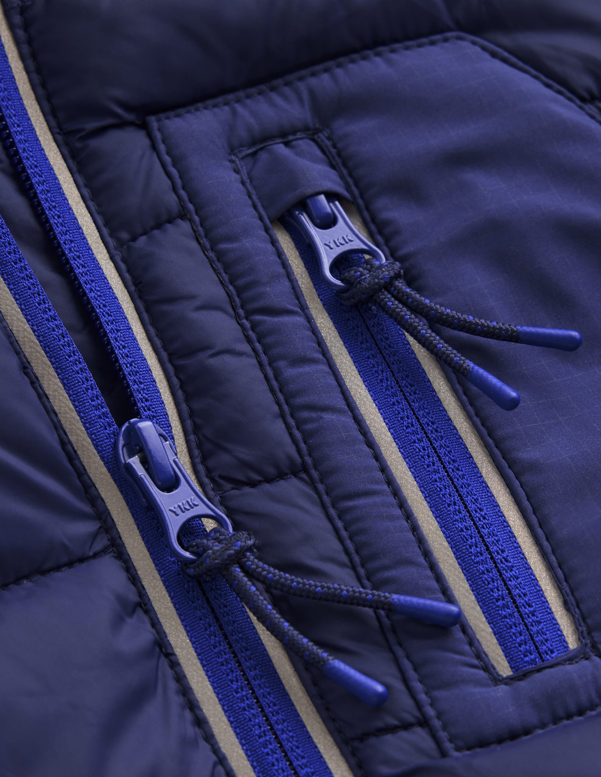 Pack-away Padded Jacket-College Navy - Image 3
