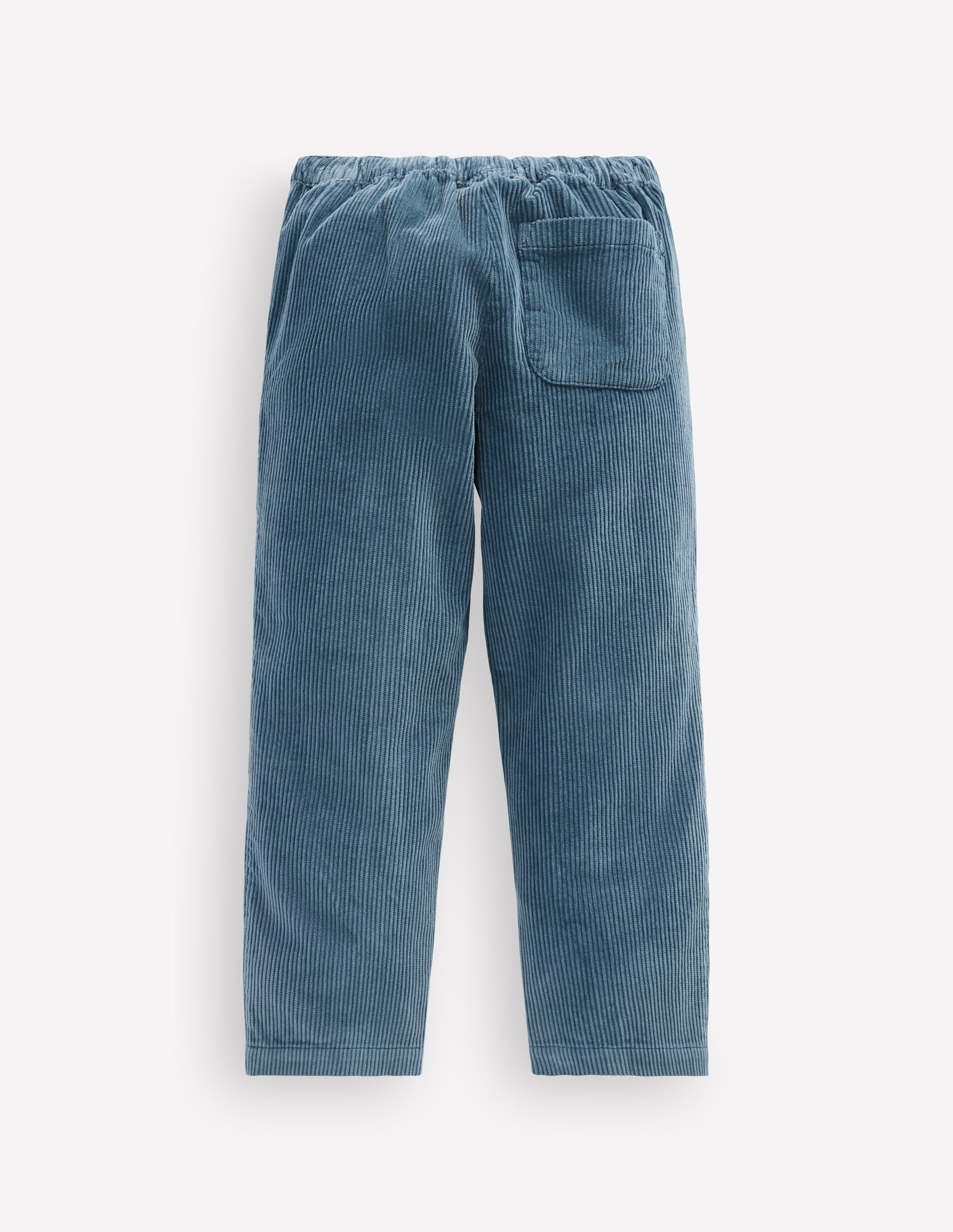 Easy Straight Cord Trousers-Storm Blue - Image 2