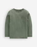 Everyday Long Sleeve T-Shirt-Bottle Green