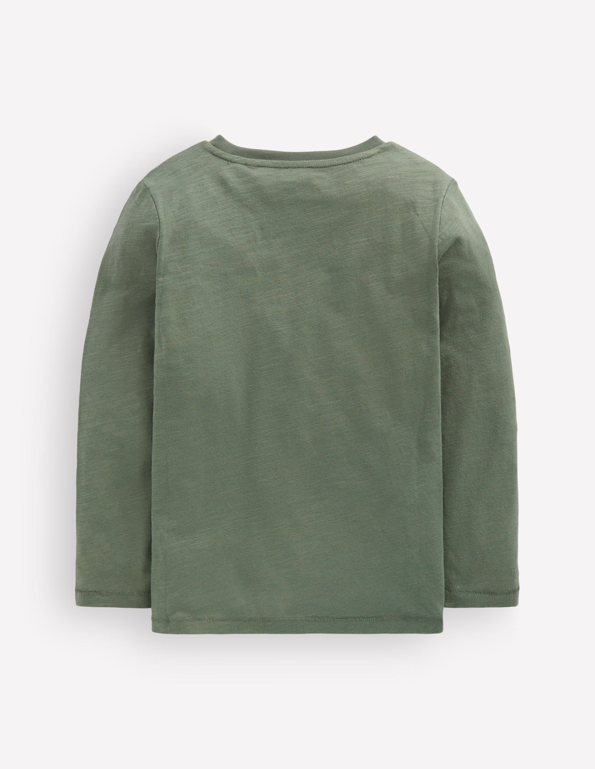Everyday Long Sleeve T-Shirt-Bottle Green-2