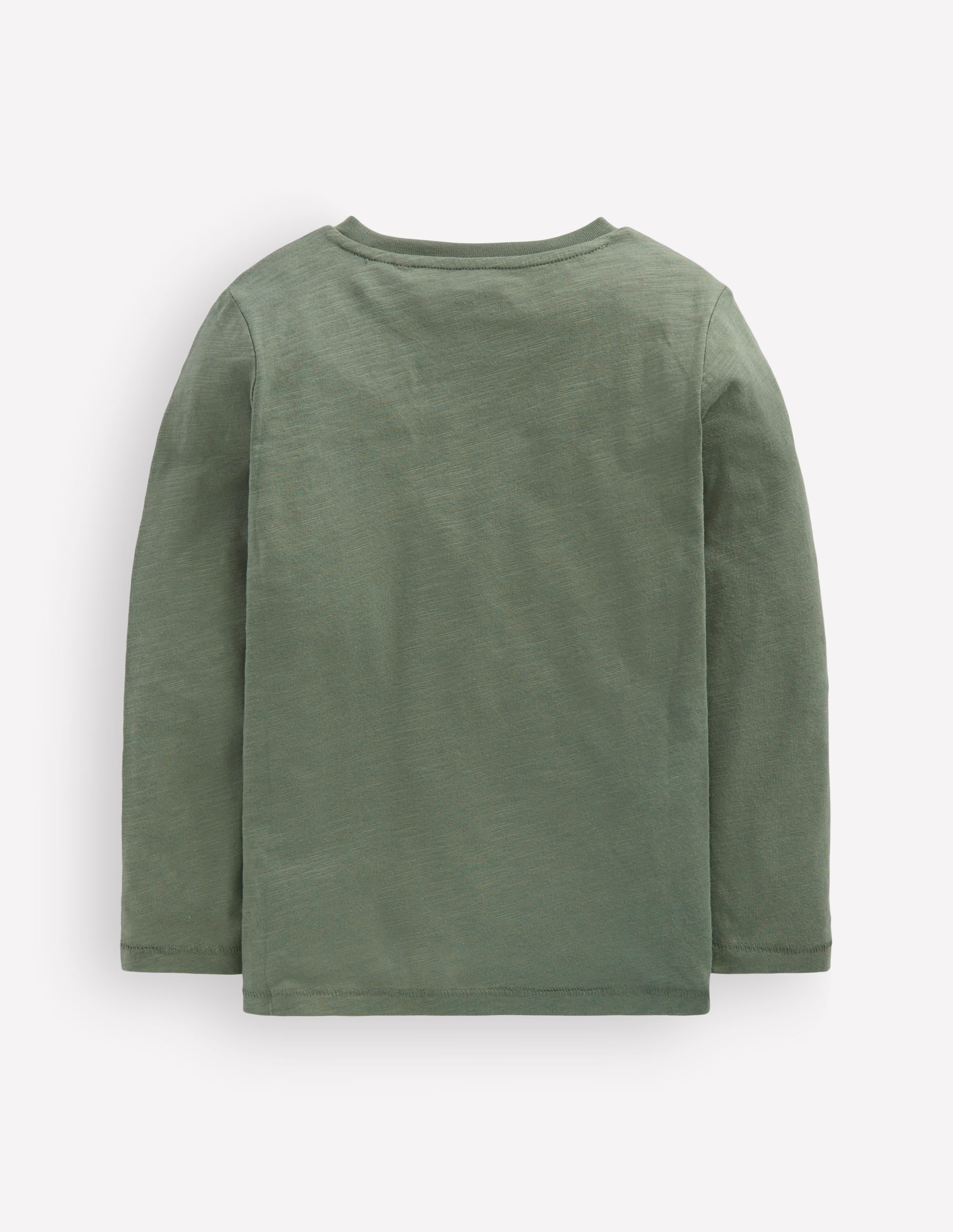 Everyday Long Sleeve T-Shirt-Bottle Green - Image 2