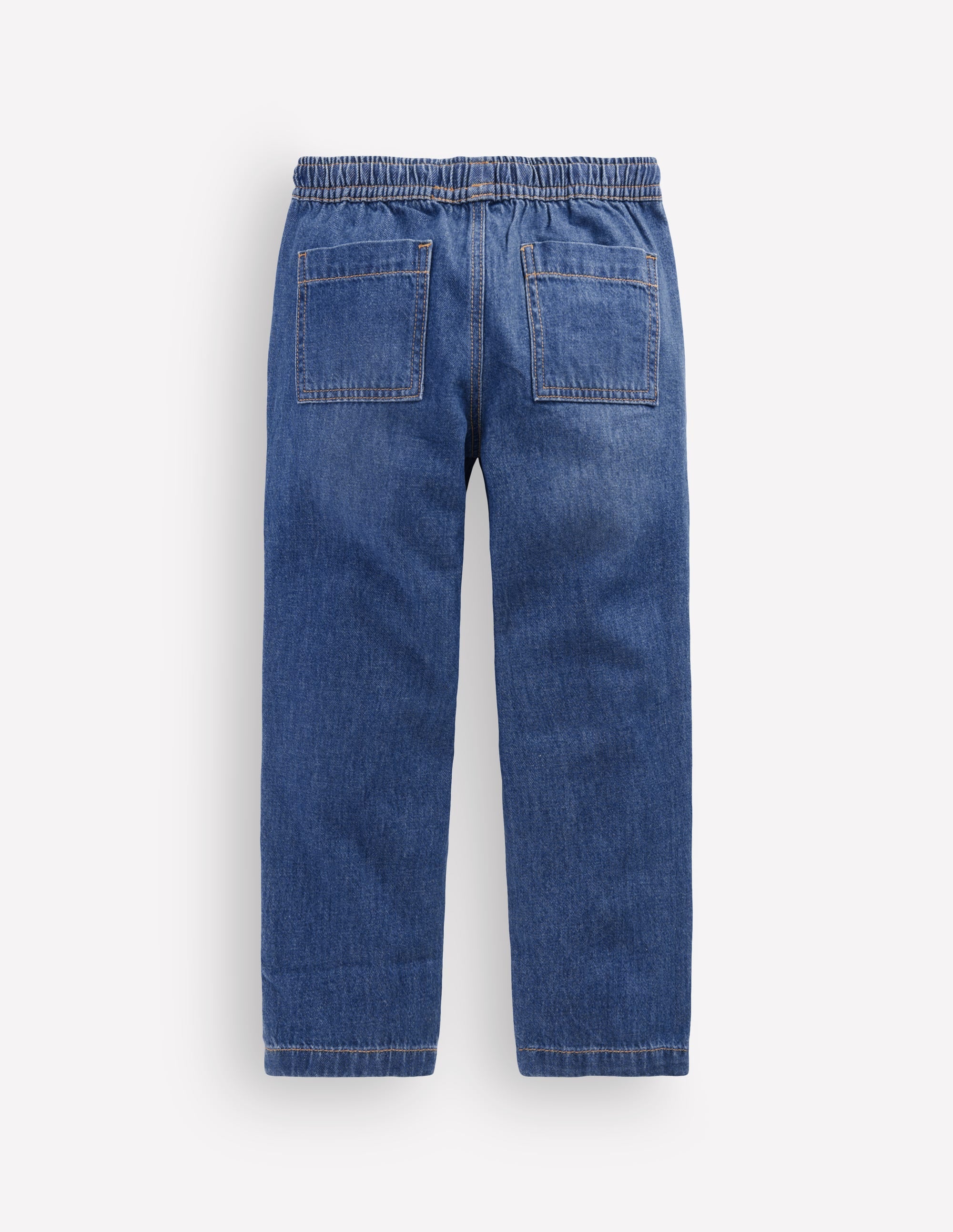 Easy Straight Pants-Denim - Image 4