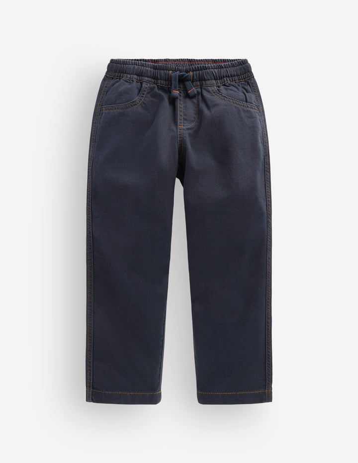 Easy Straight Pants-Parisian Night