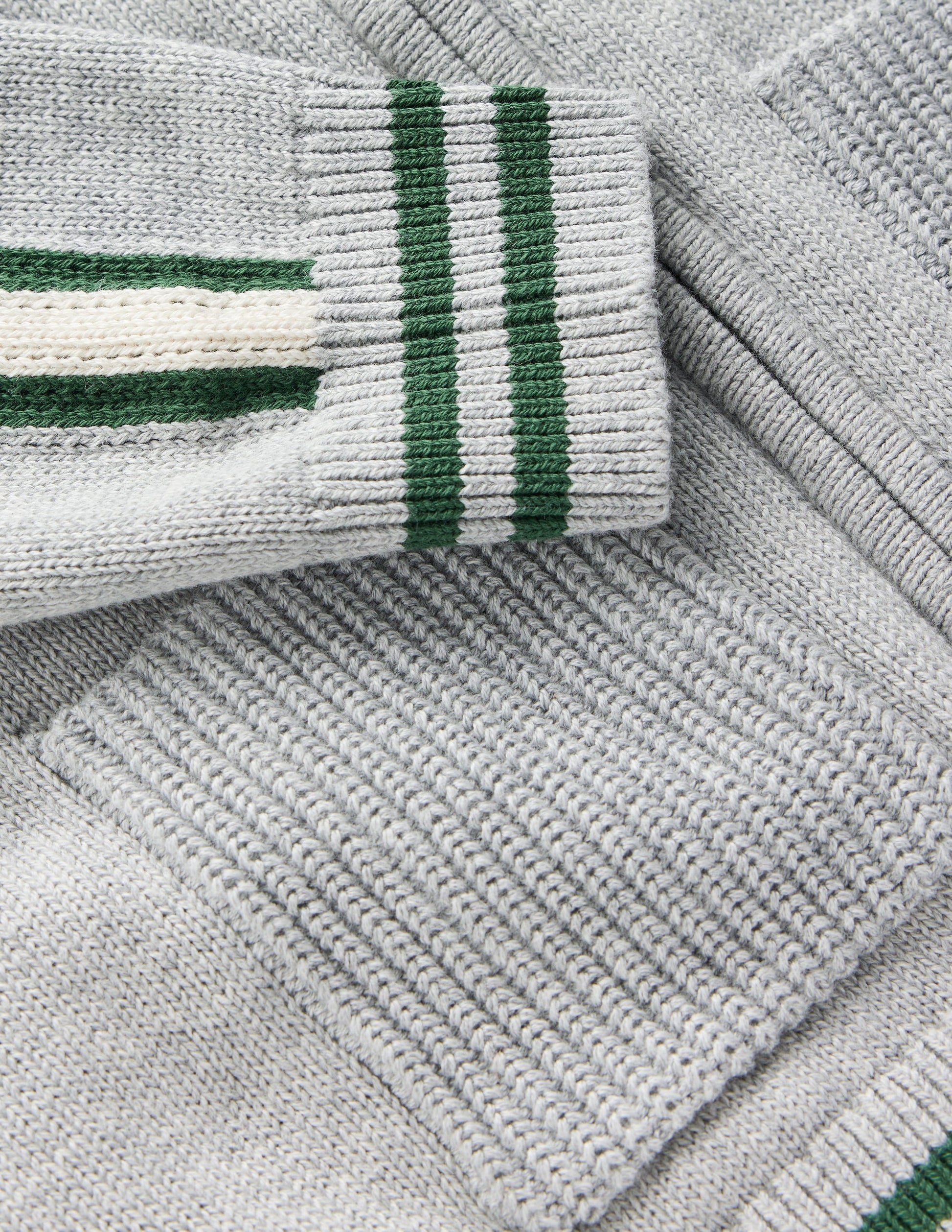 Smart Zip-through Sweater-Grey Marl-5