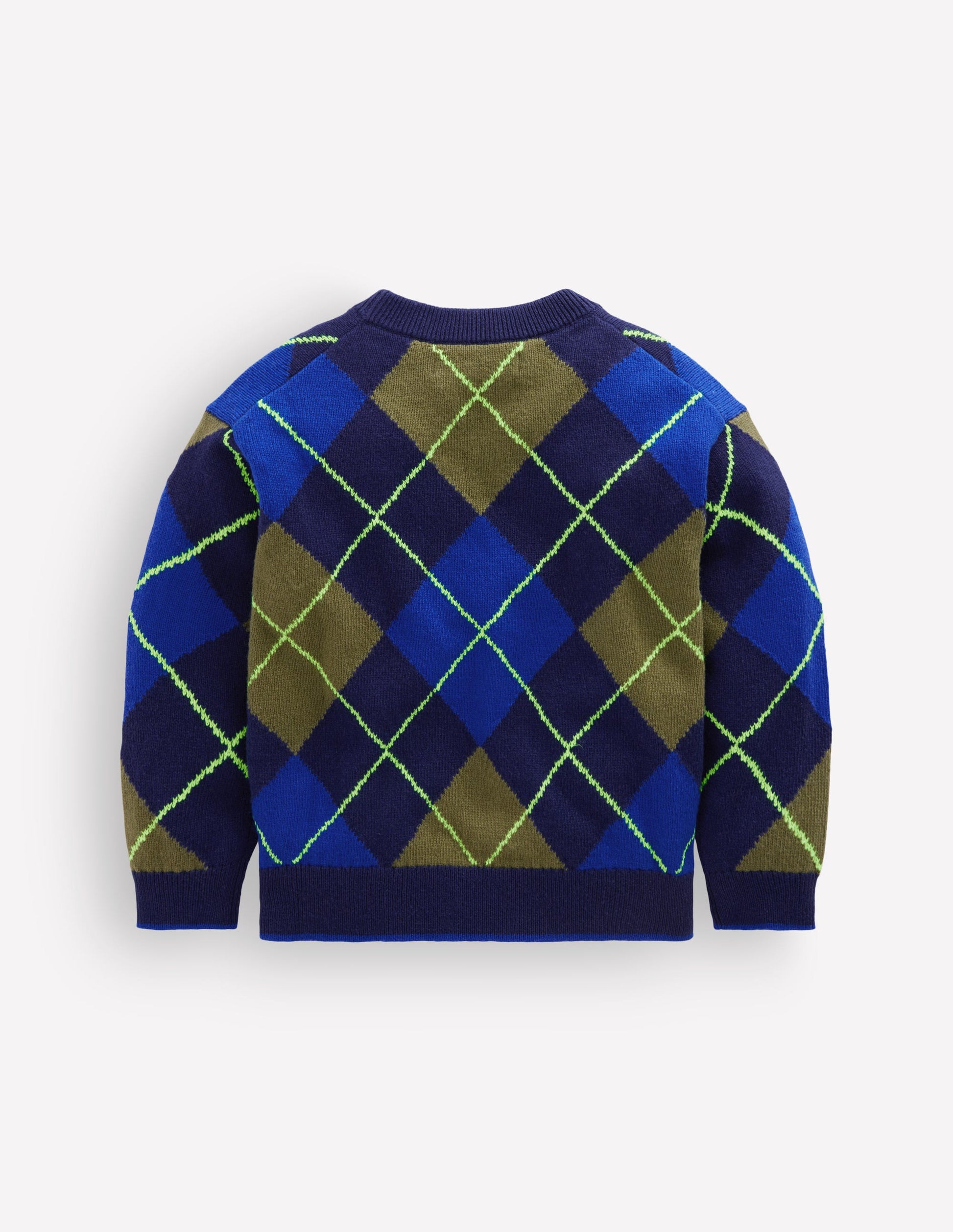 Argyle Jumper-College Navy-3