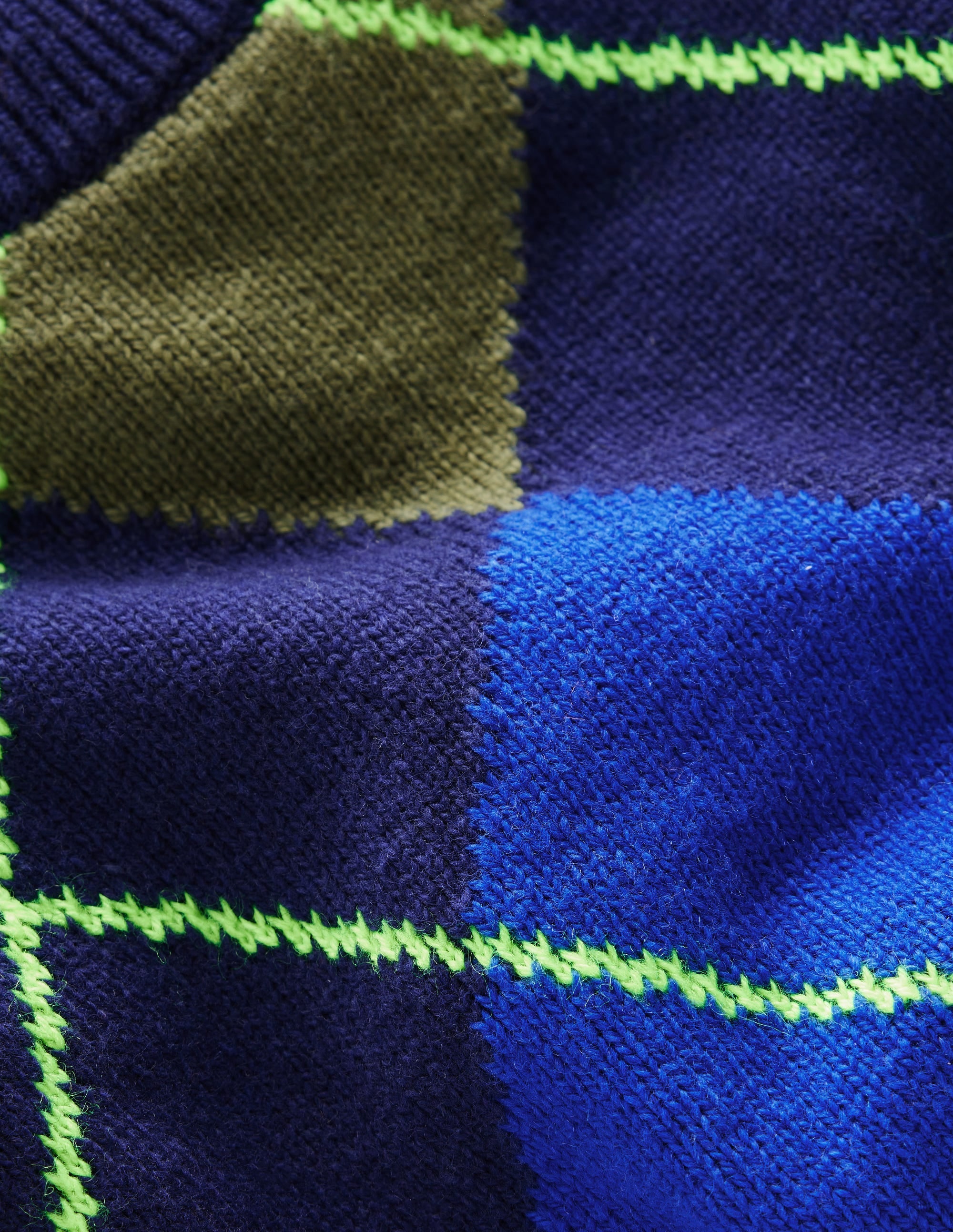 Argyle Jumper-College Navy - Image 4