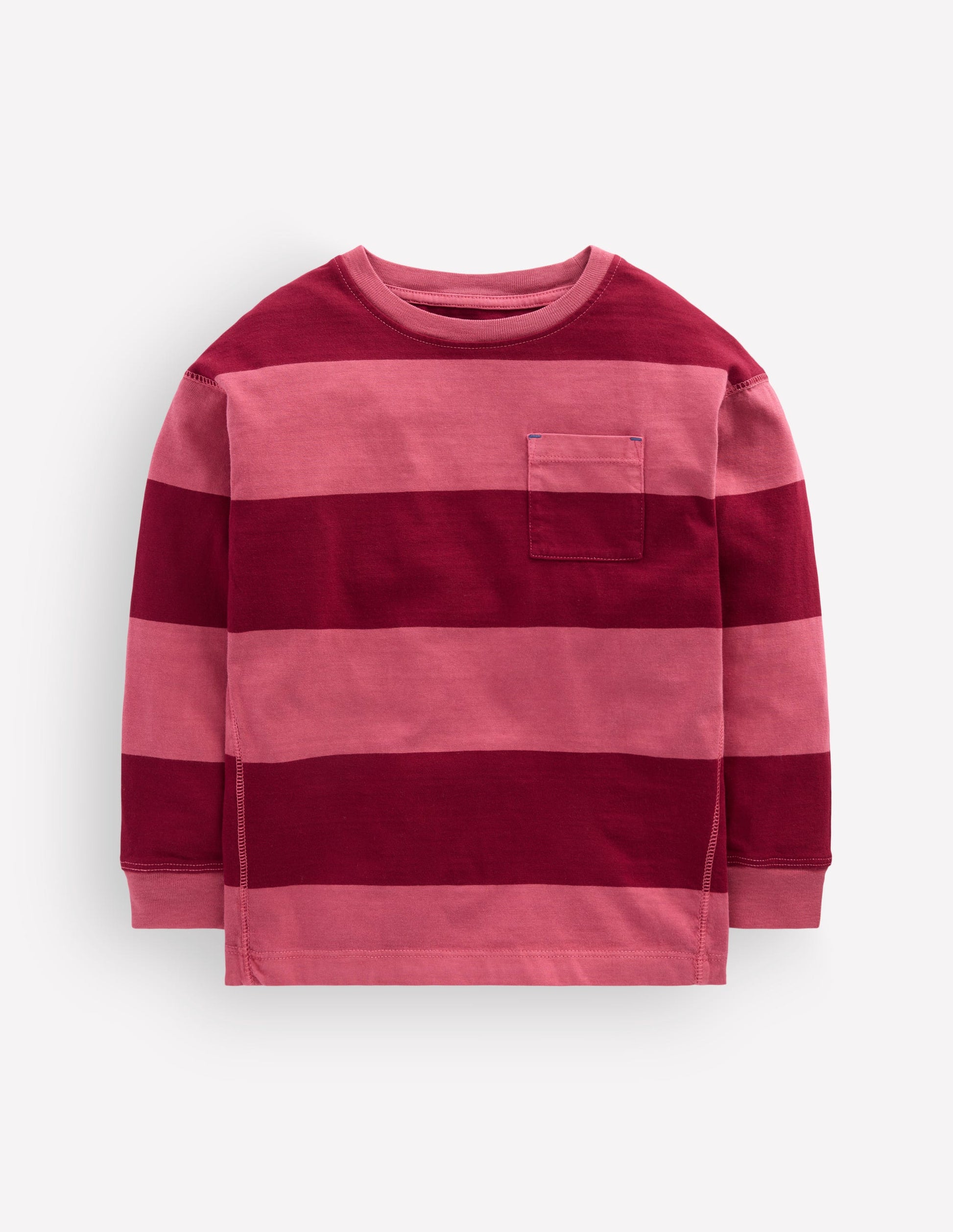 Long Sleeve Garment Dye Tee-Winter Blush / Ruby Red-1