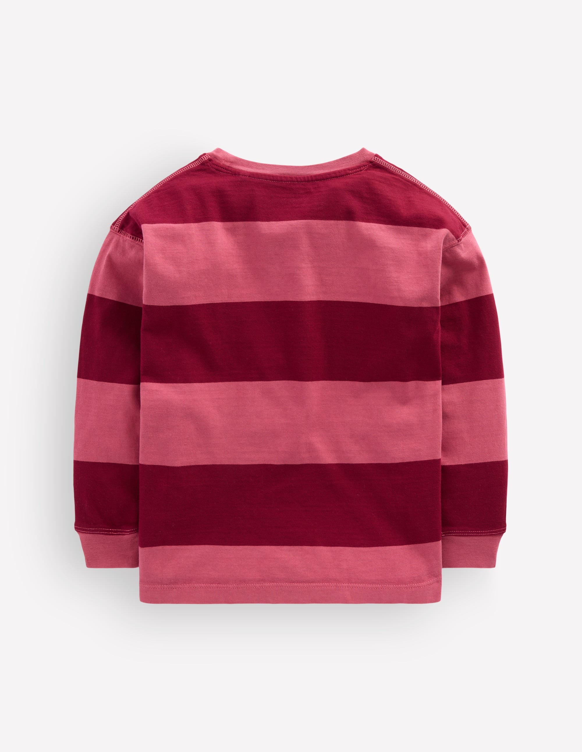 Long Sleeve Garment Dye Tee-Winter Blush / Ruby Red - Image 2