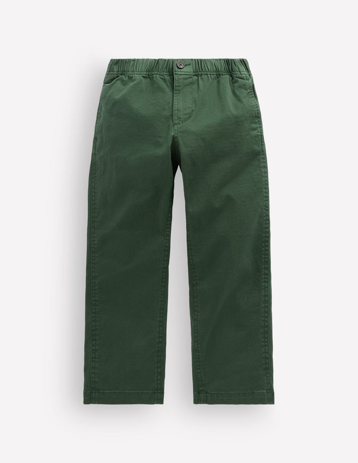 Easy Straight Chinos-Pineneedle