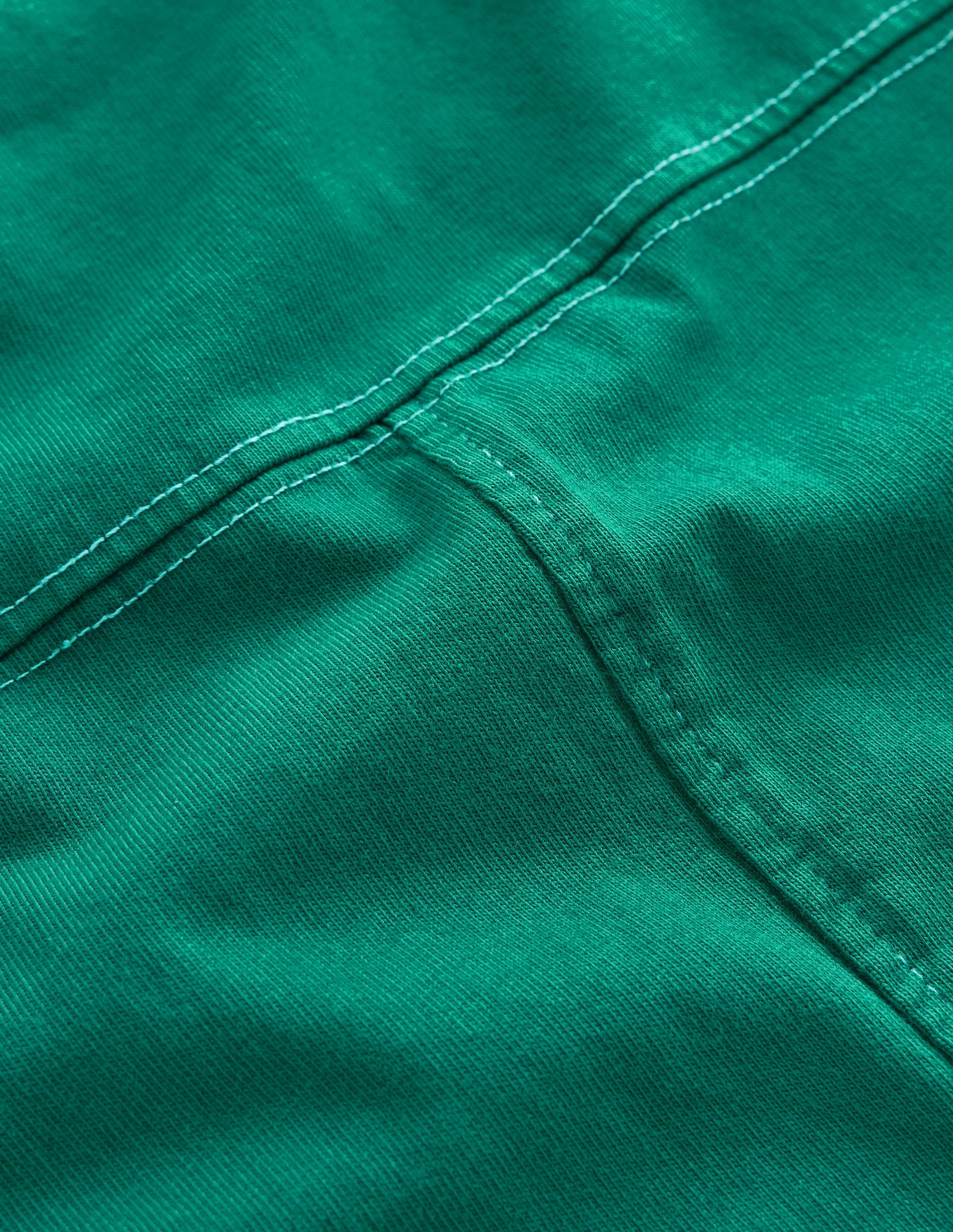 Garment Dye Cut & Sew T-shirt-Pine Green - Image 3