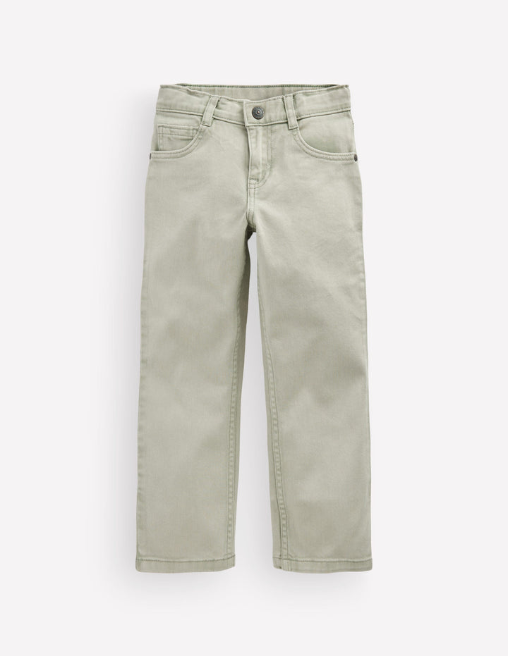 Easy Straight Jeans-Acid Wash
