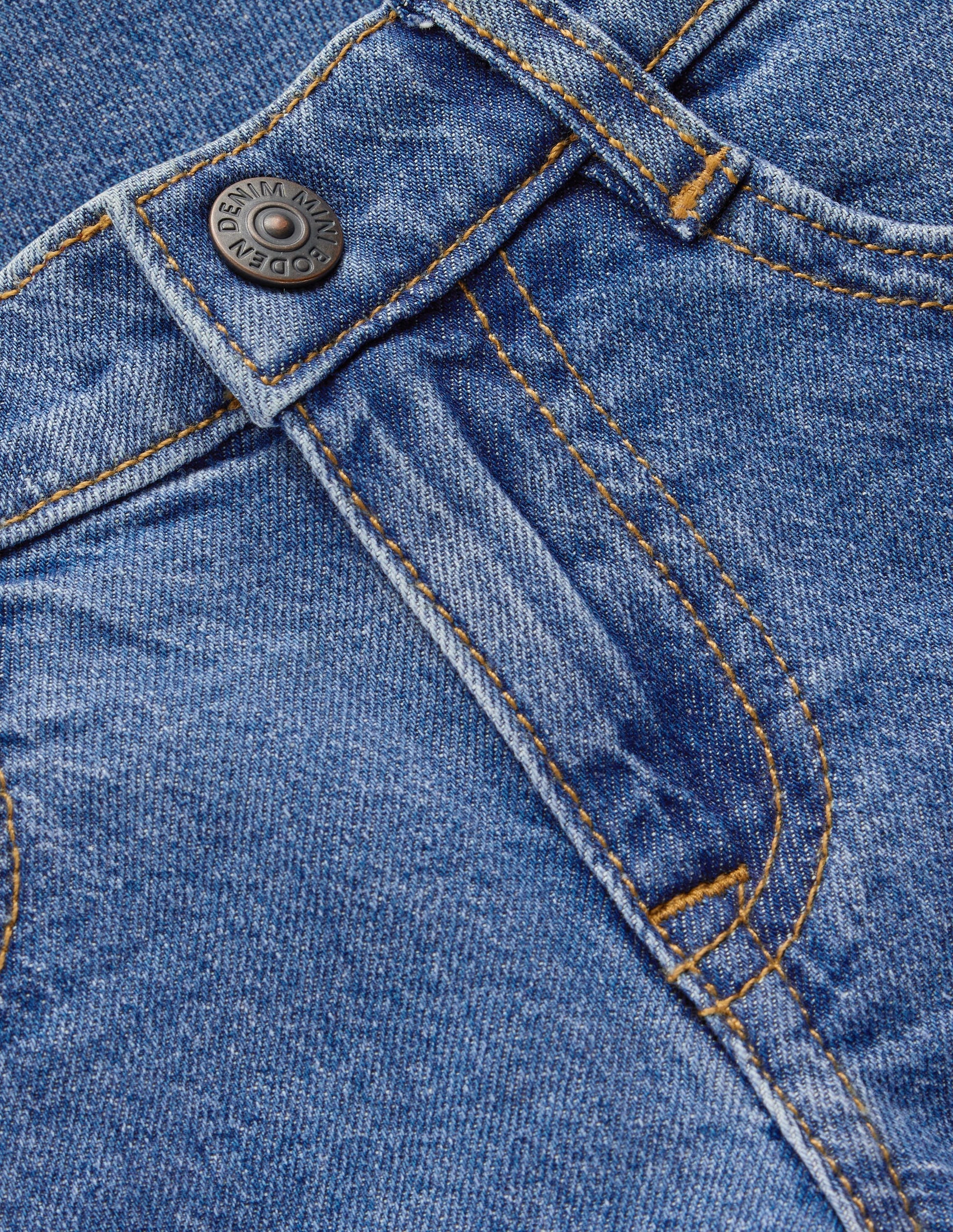 Easy Straight Jeans-Mid Wash-7