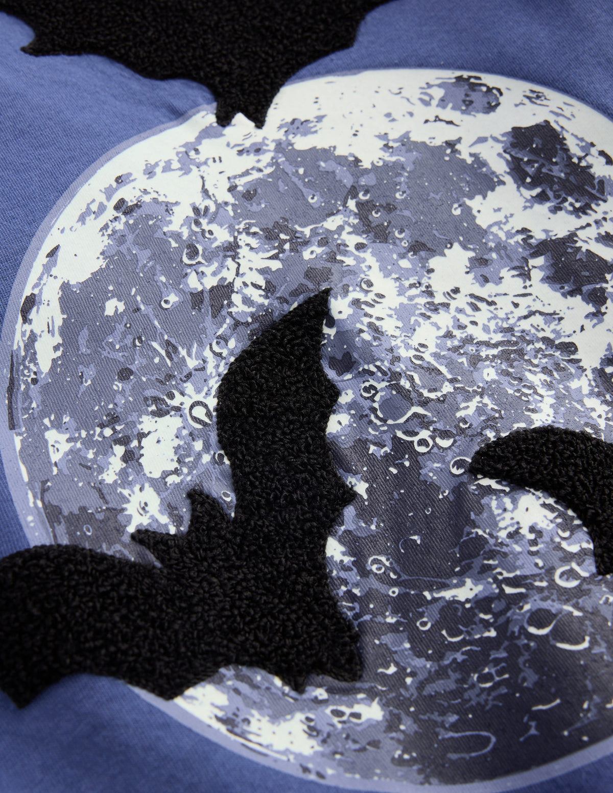 Glow Appliqué T-shirt-Moons and Bats - Image 5