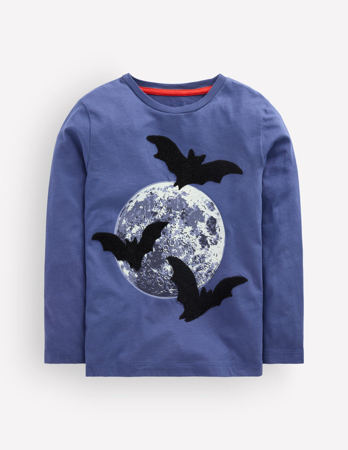 Glow Appliqué T-shirt-Moons and Bats - Image 3