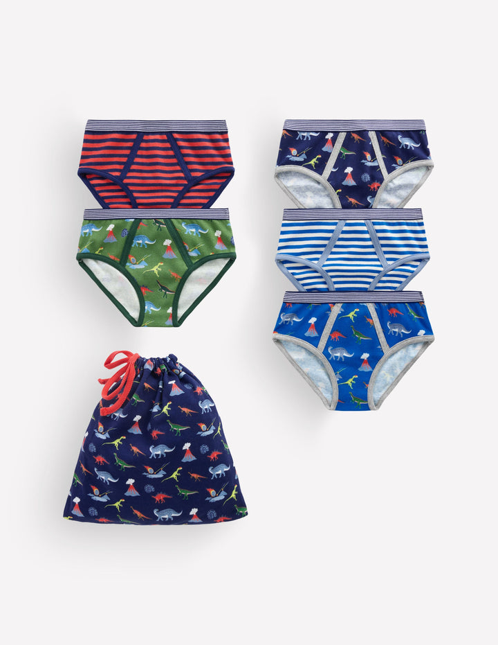 5-Pack Underwear-Dinos