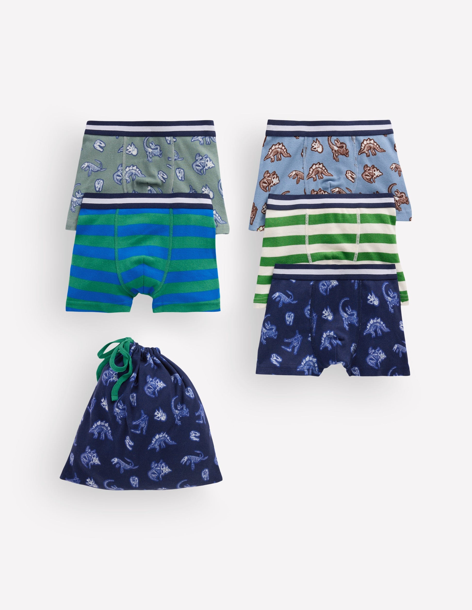 5-pack Boxers-Dino Skeletons-1