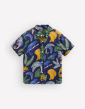 Cotton Linen Shirt-Multi Chameleon
