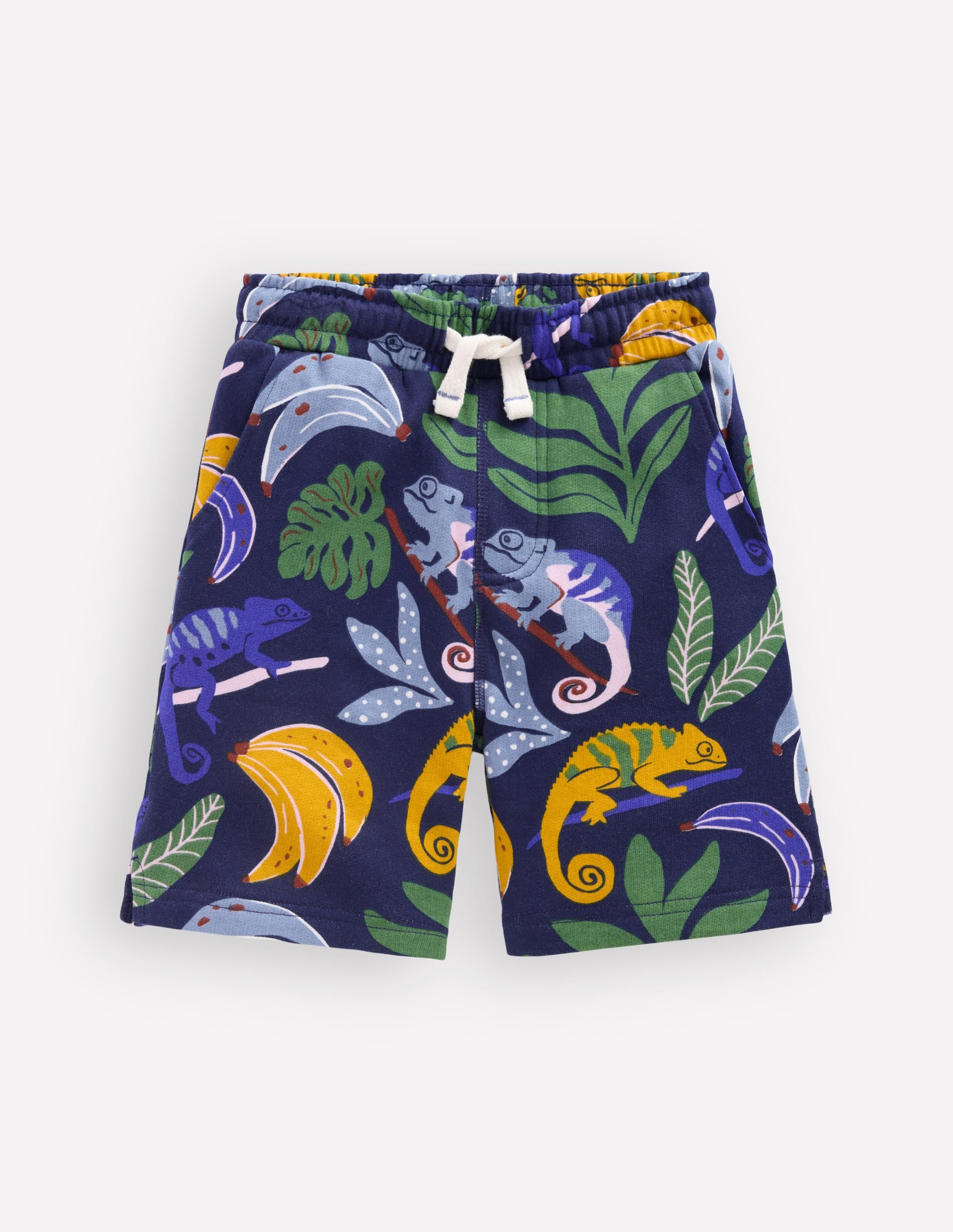 Printed Shorts-Navy Chameleon - Image 1