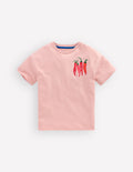 Front & Back Graphic T-shirt-Vintage Pink Chillis