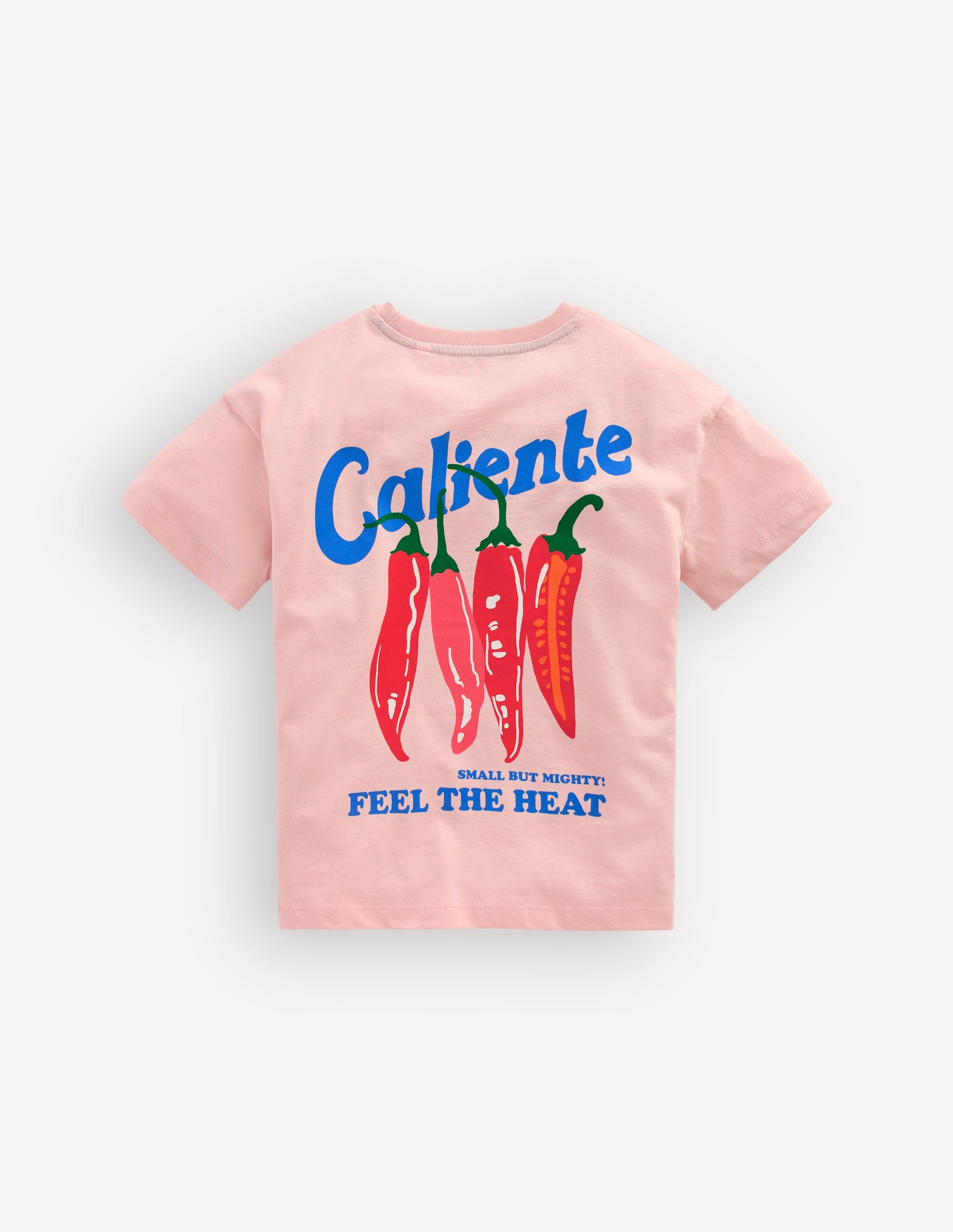 Front & Back Graphic T-shirt-Vintage Pink Chillis-2