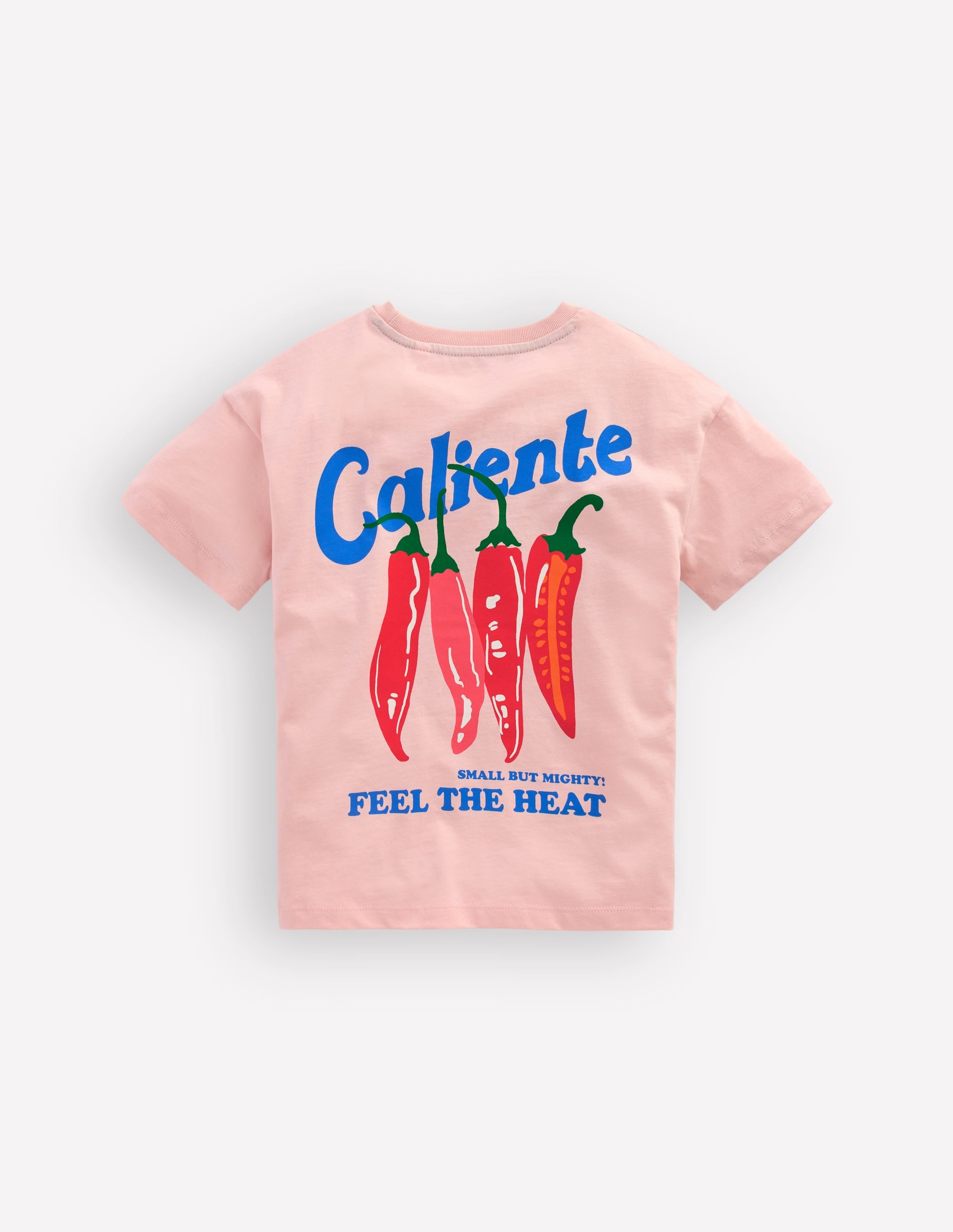 Front & Back Graphic T-shirt-Vintage Pink Chillis - Image 2