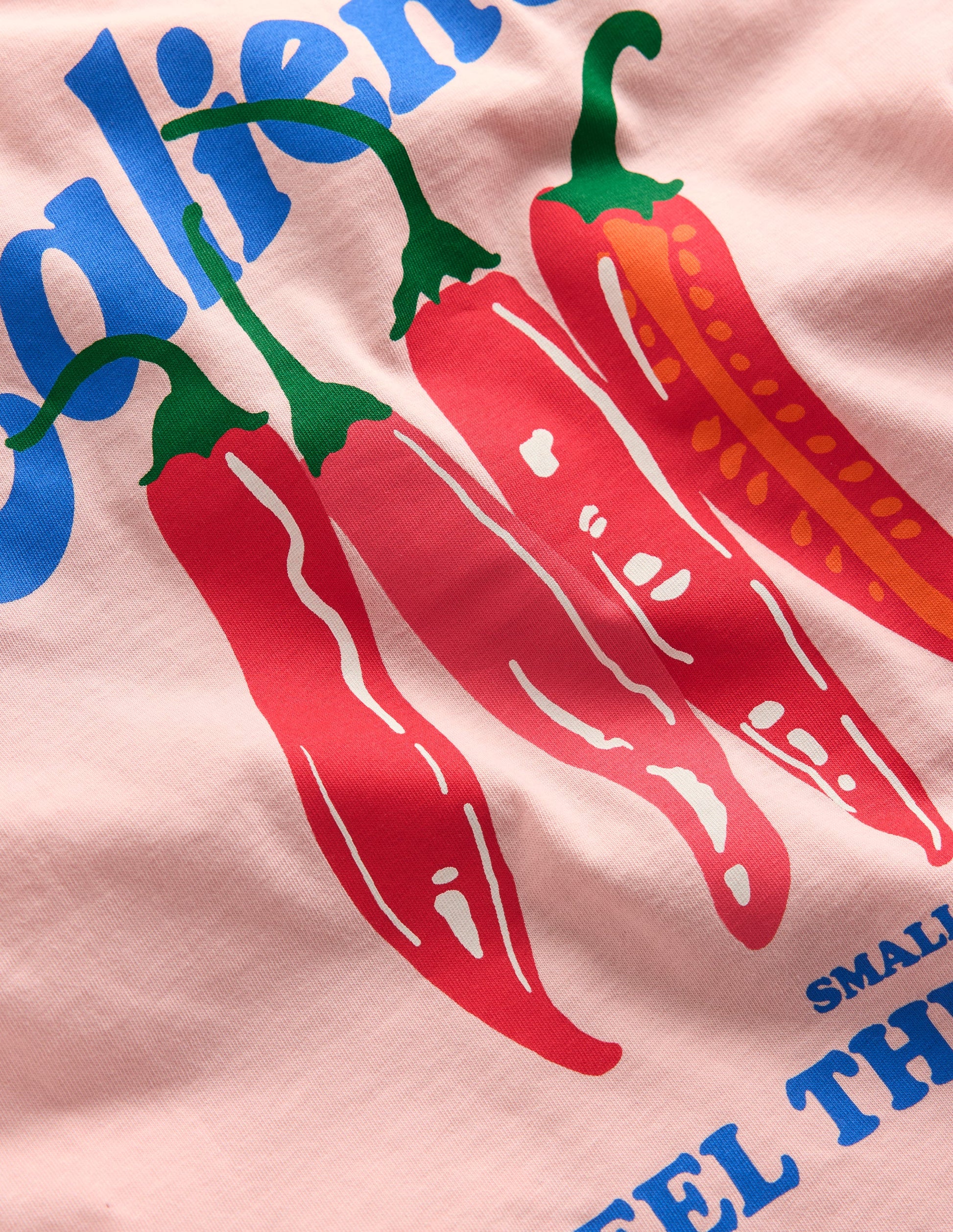 Front & Back Graphic T-shirt-Vintage Pink Chillis-3