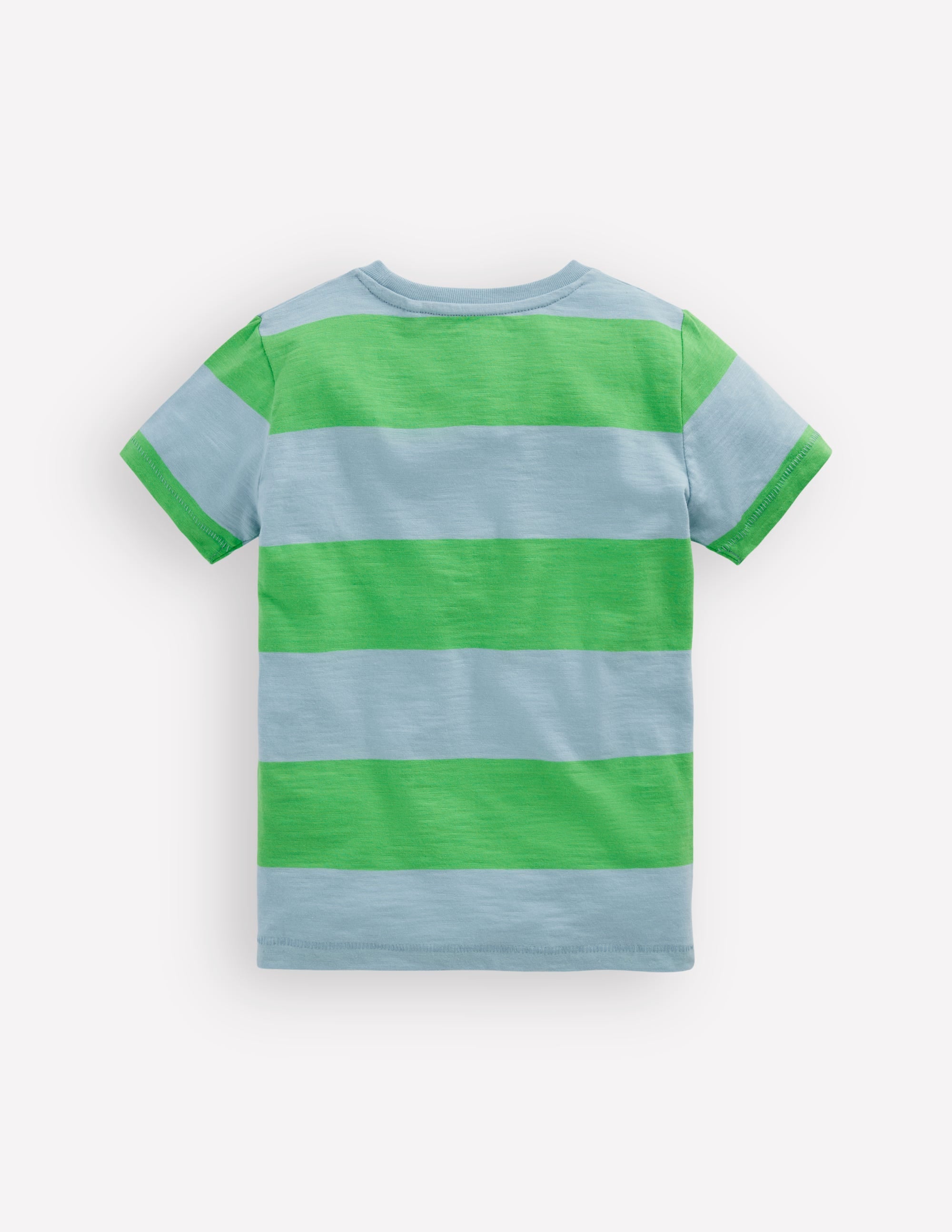 Everyday Short Sleeve T-Shirt-Parakeet Green/Vintage Blue - Image 2