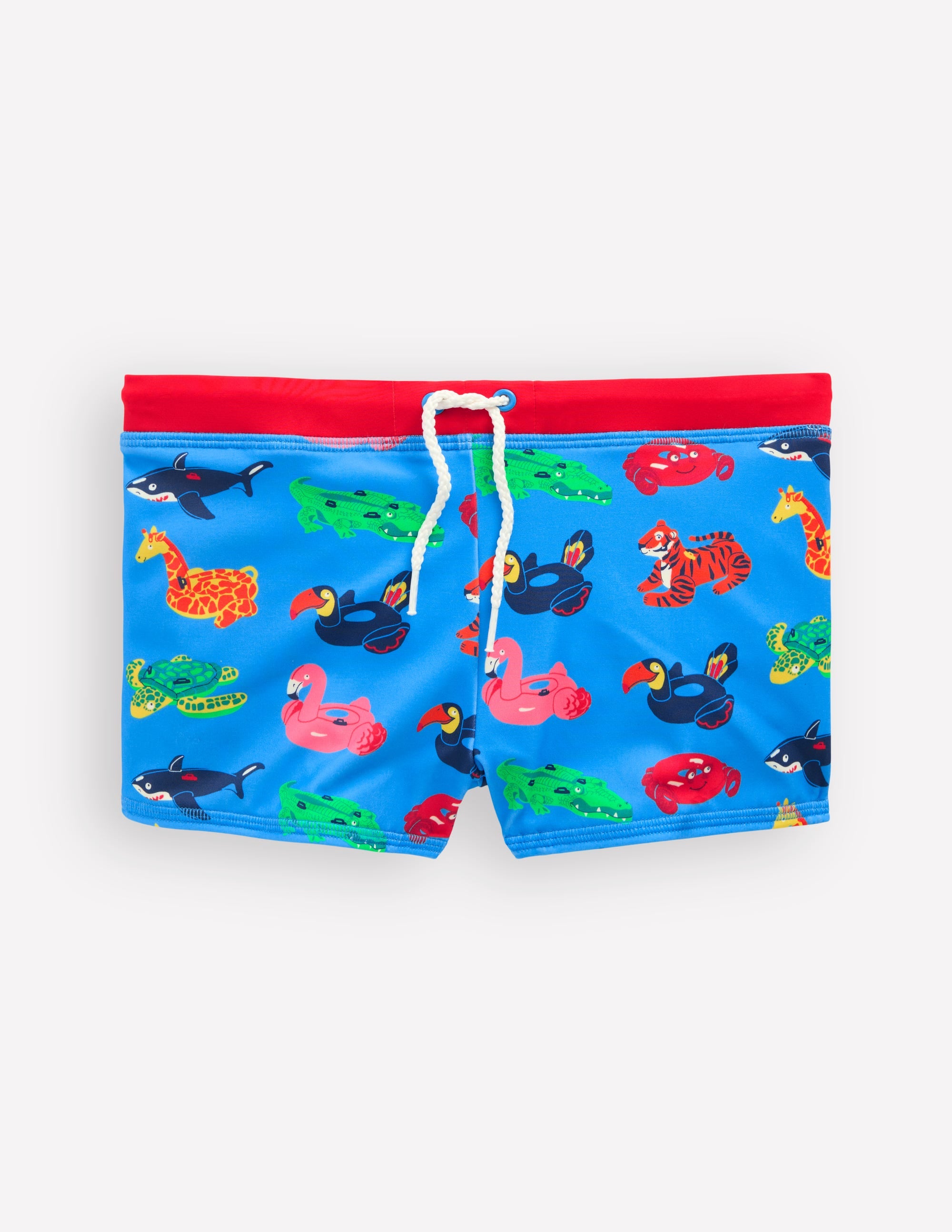 Swim Trunks-Malibu Blue Pool Floats - Image 1